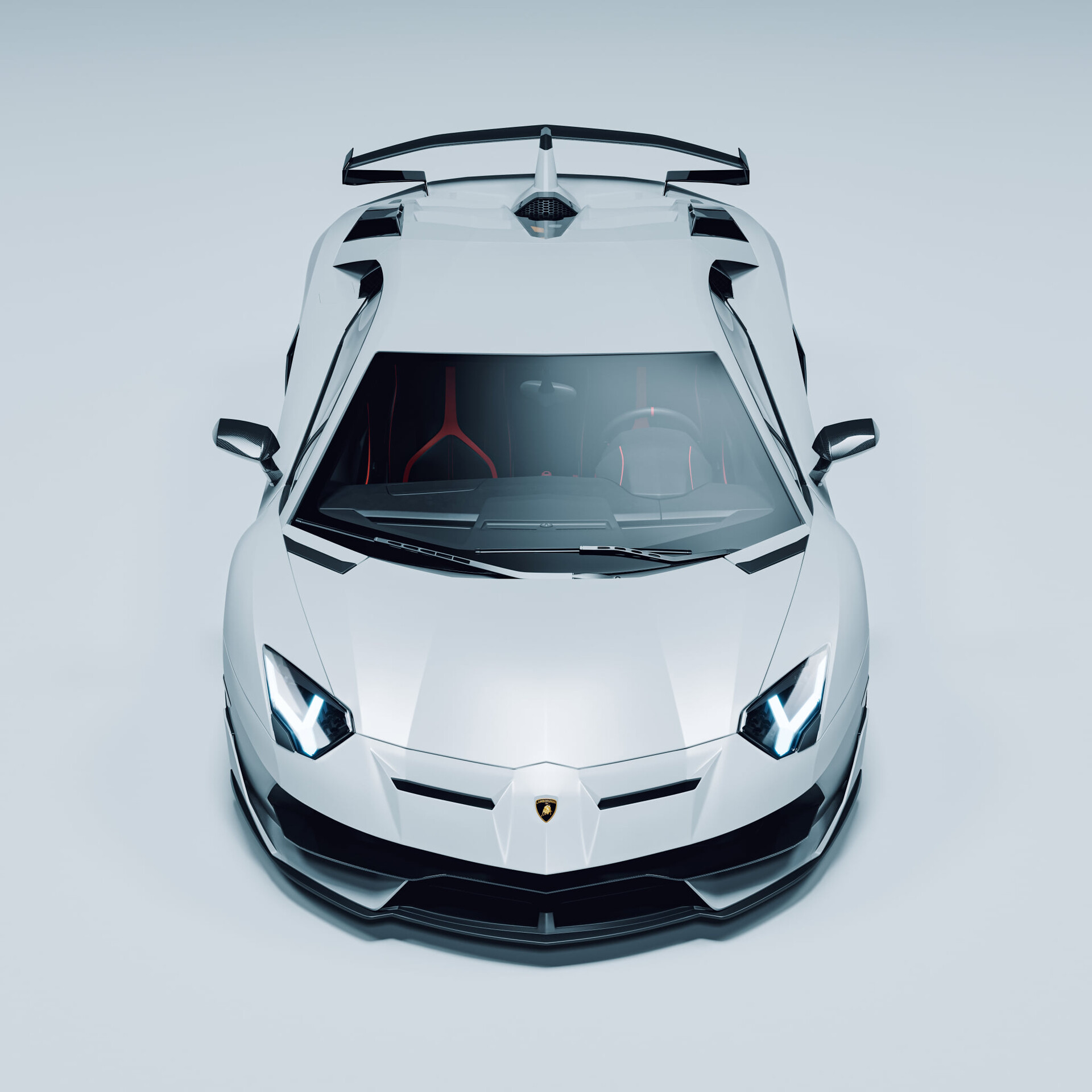 ArtStation - Lamborghini Aventador SVJ Studio Render