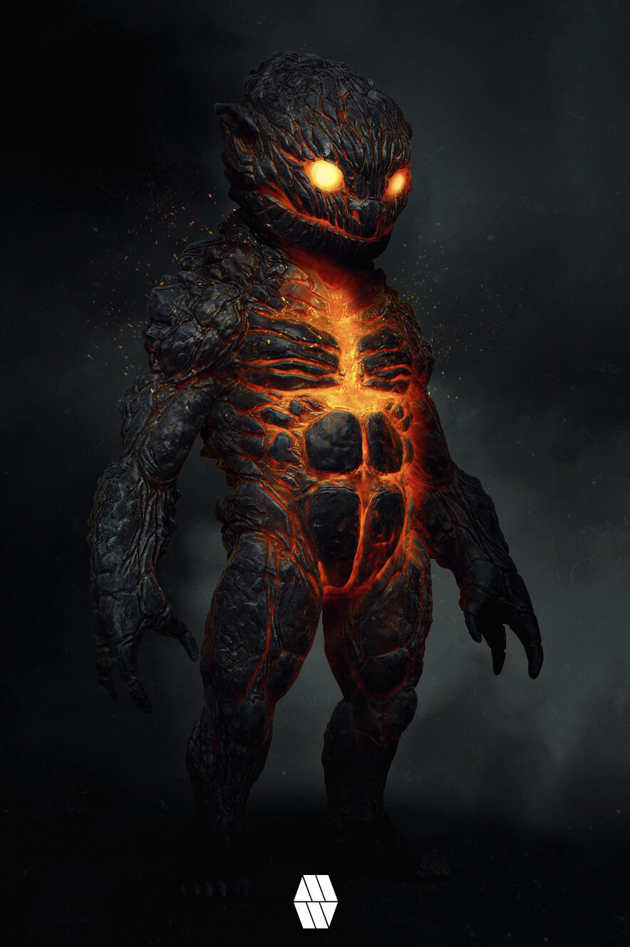 A Creature Emerges - 'Magmin' Concept Study  