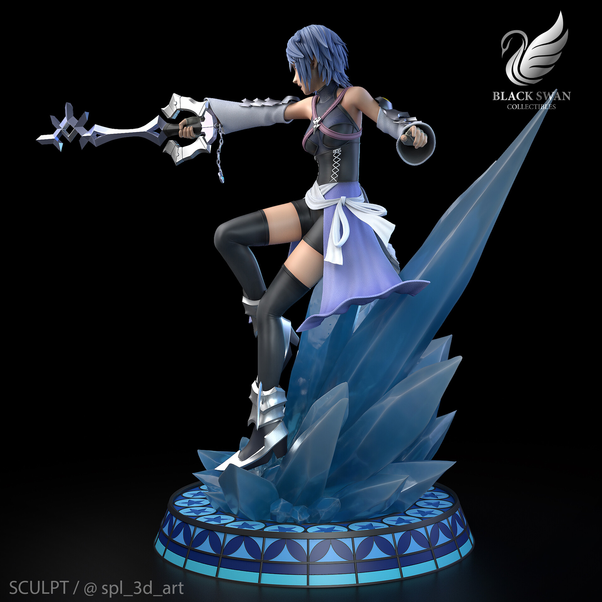 Kingdom hearts on sale aqua statue