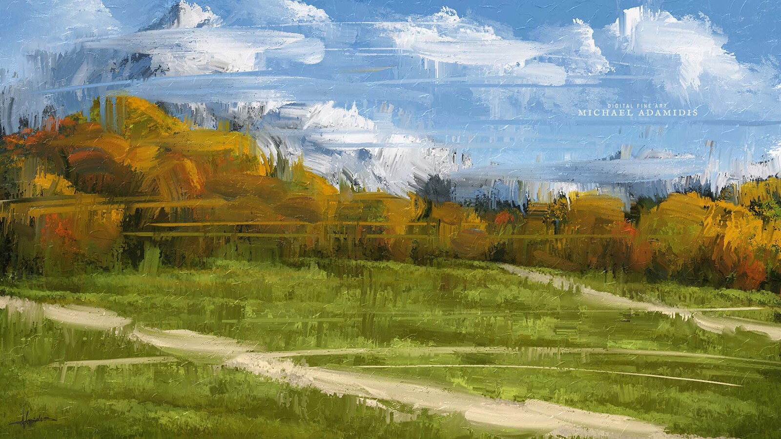 Digital OIL Painterly - Landscape Painting