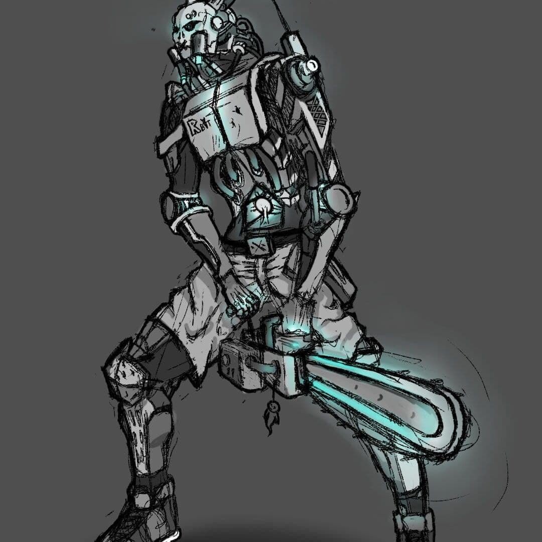 ArtStation - Cyber humanoid rabbit