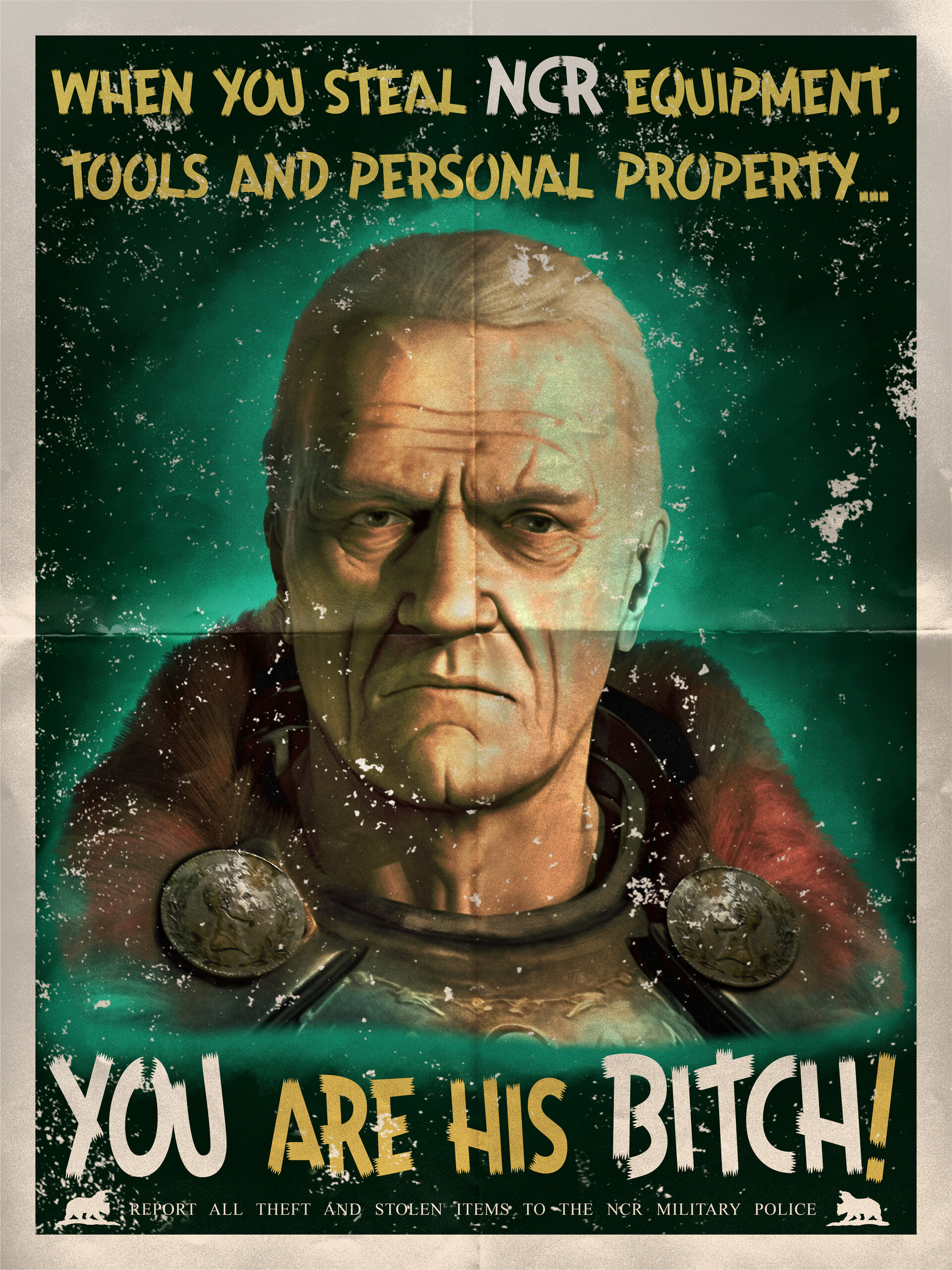 Artstation fallout new vegas when you steal ncr equipment remake