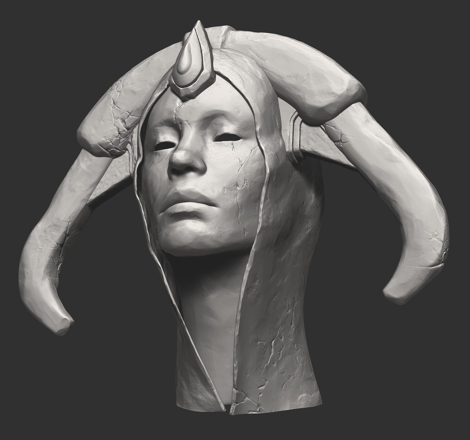 sculptural headpiece