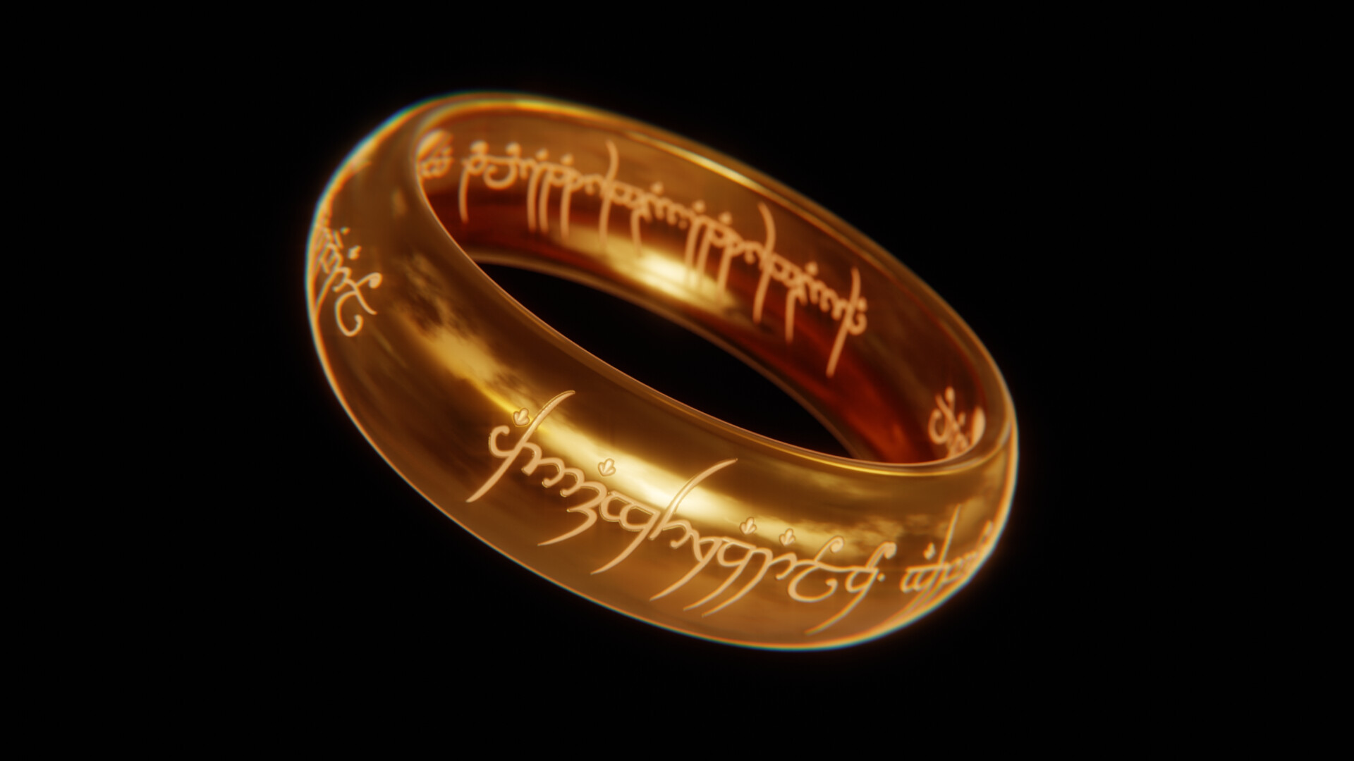 ArtStation - The One Ring from the lord of the rings