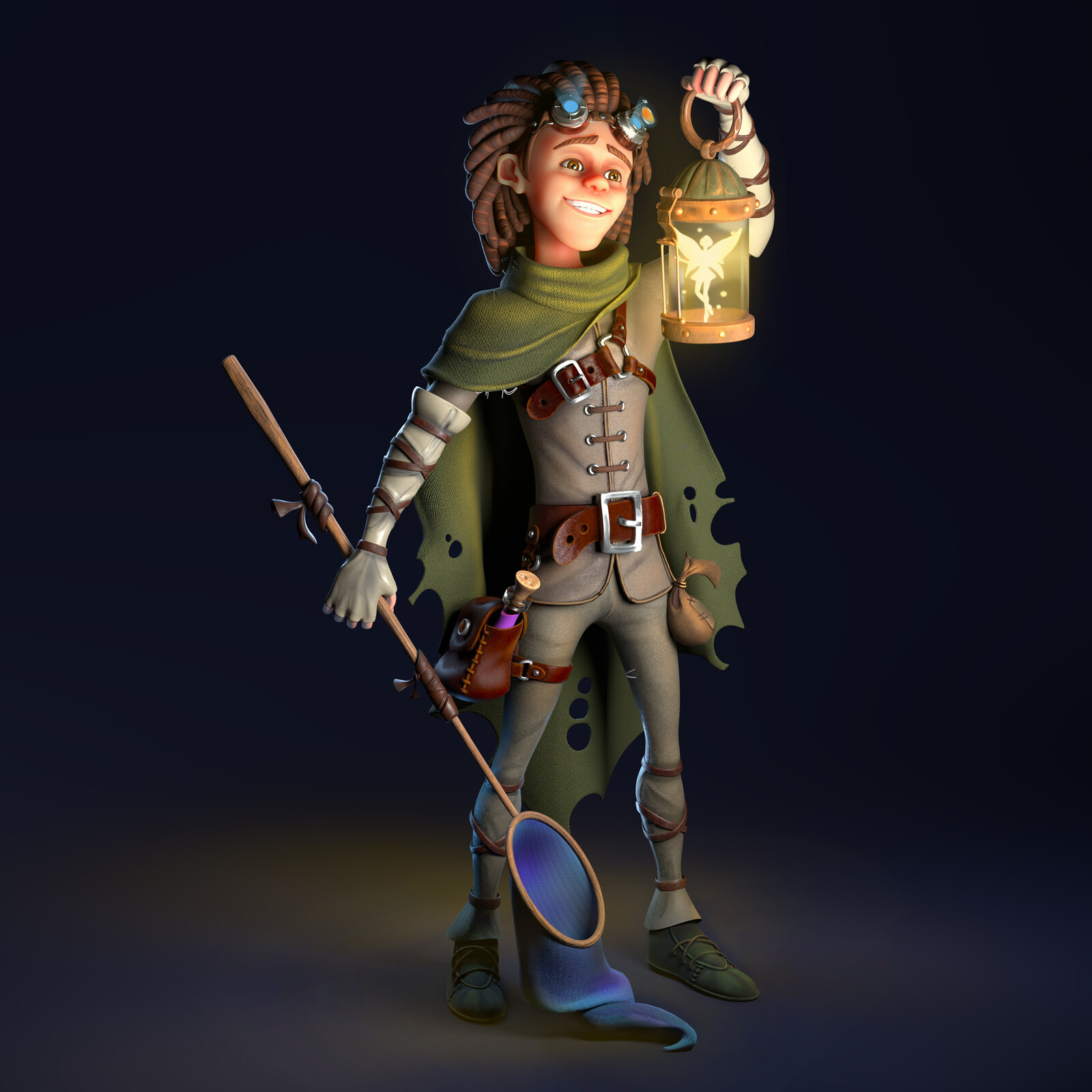 Furry character by student Hanaa Fakkar