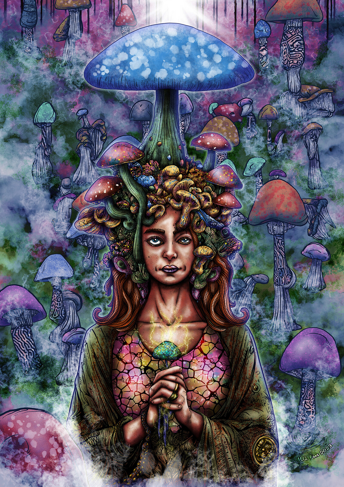 The Mushroom Queen in Twilight