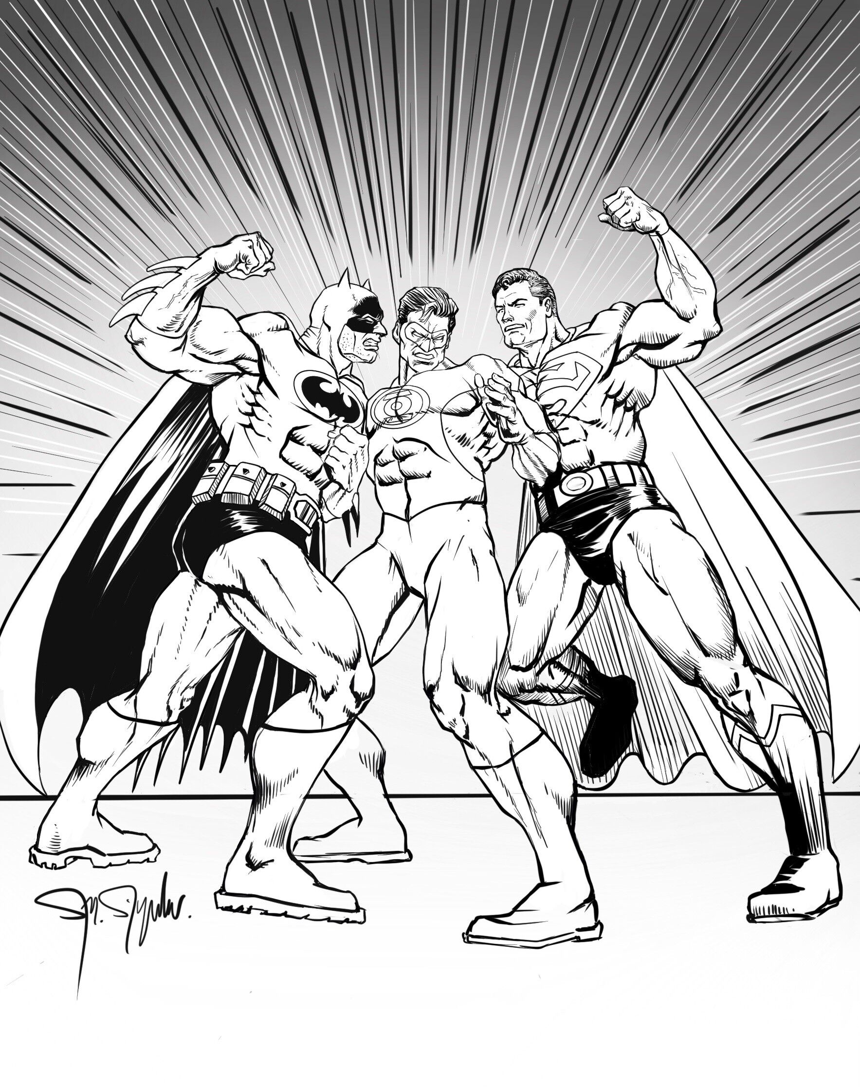 Dark Knight vs Man of Steel - Comic Art Community GALLERY OF COMIC ART