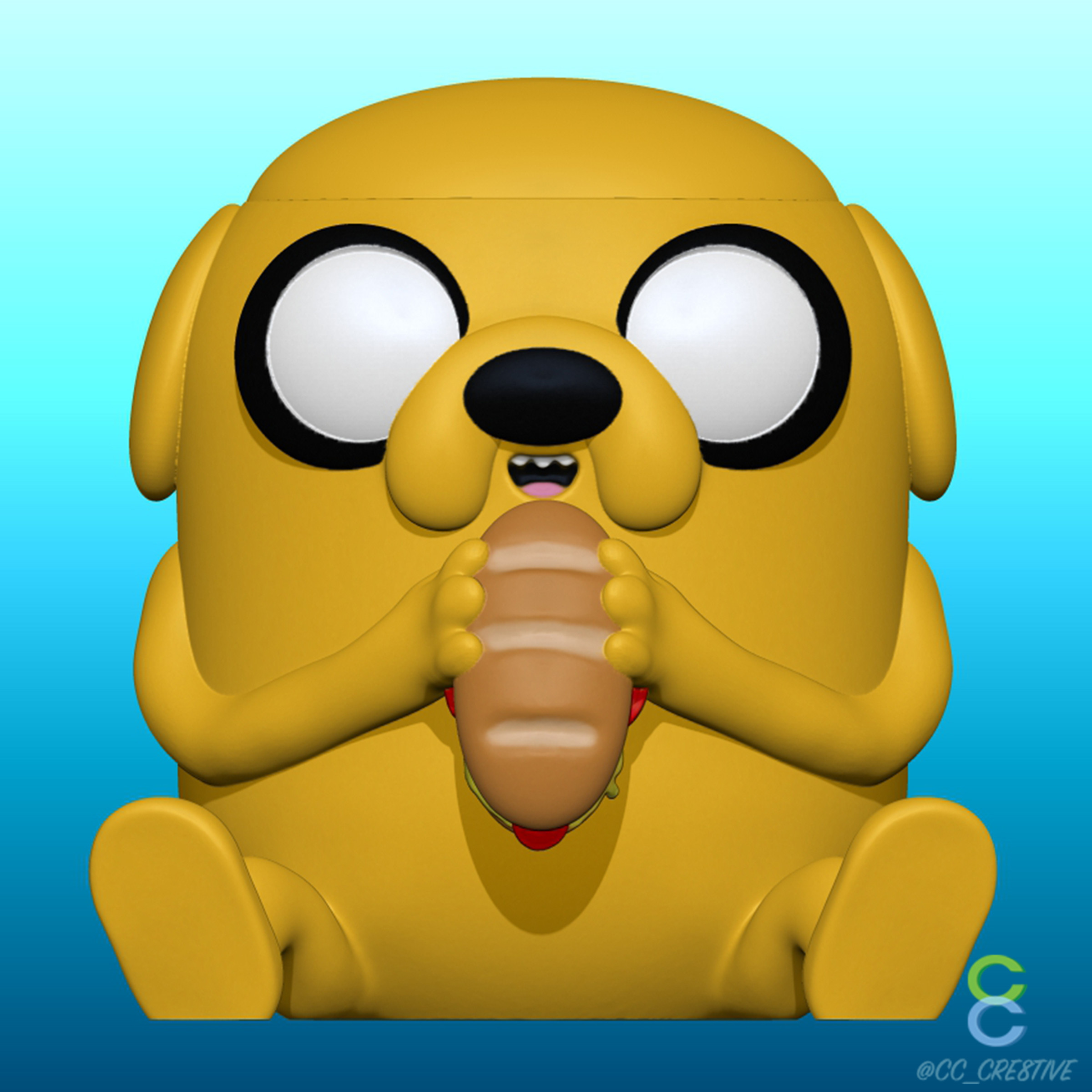 Adventure Time Jake the Dog Steam Deck Steam Deck Skin – Anime Town  Creations