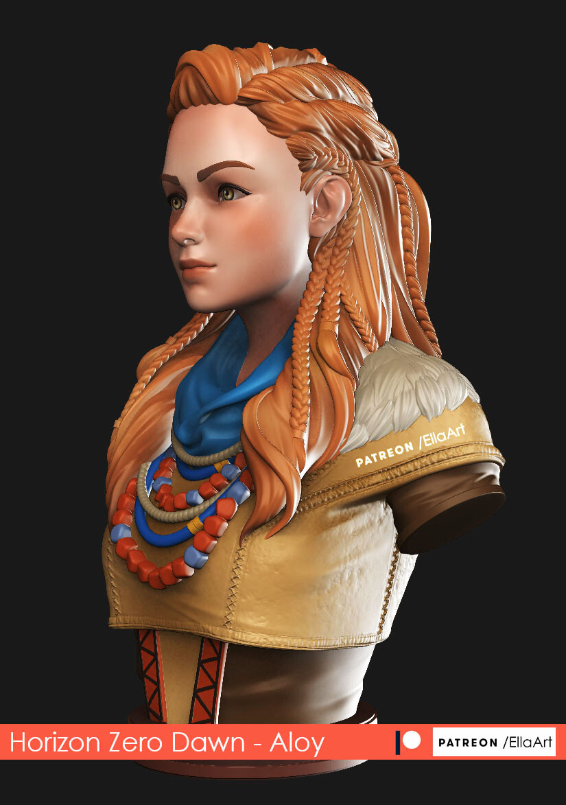 NomNom Figures - Aloy - Horizon Zero Dawn - Bust