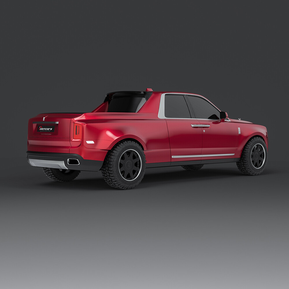 Check out RollsRoyce Electric PickUp Truck  What It Would Look Like When  Launched