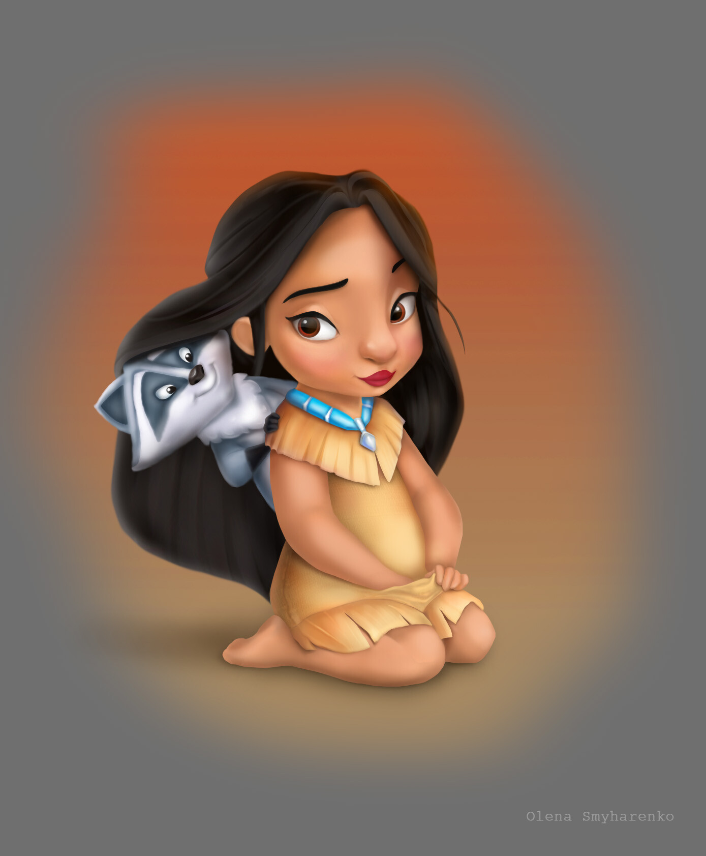 ArtStation little Pocahontas