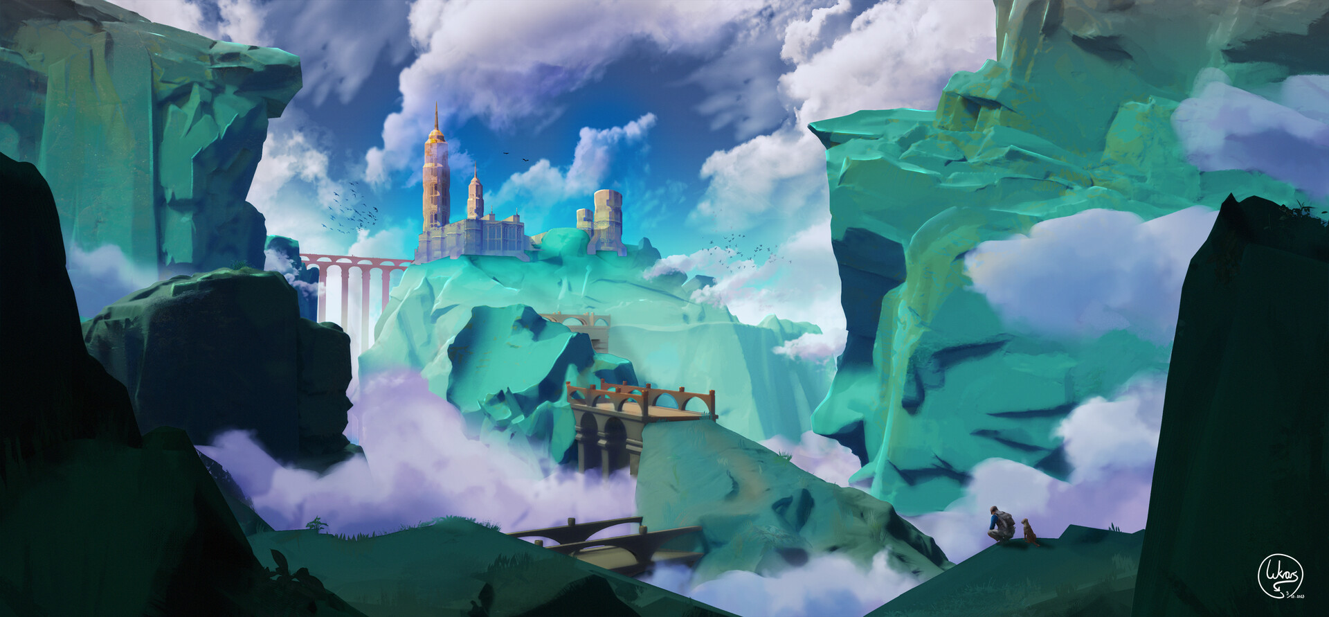 ArtStation Castle in the sky