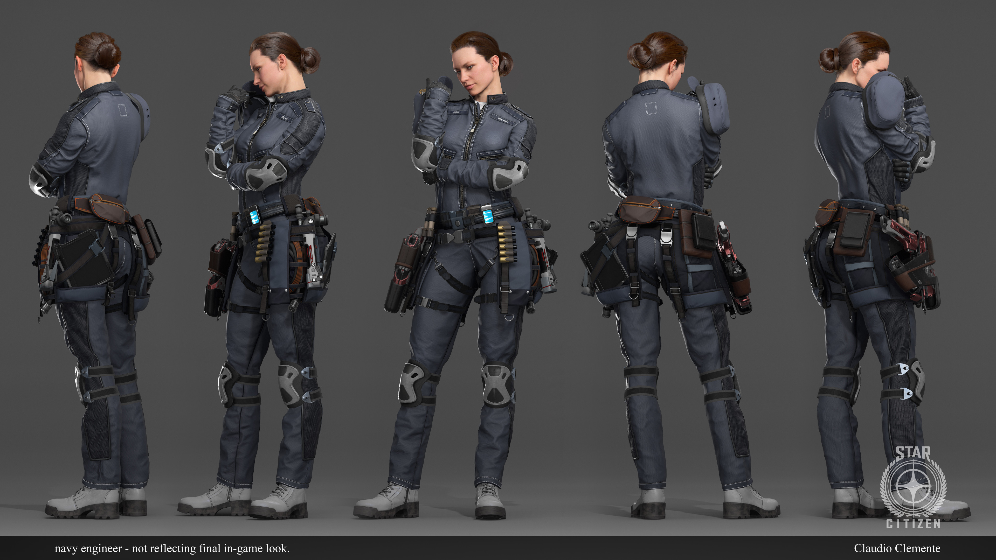 Claudio Clemente Engineer Full Figure
