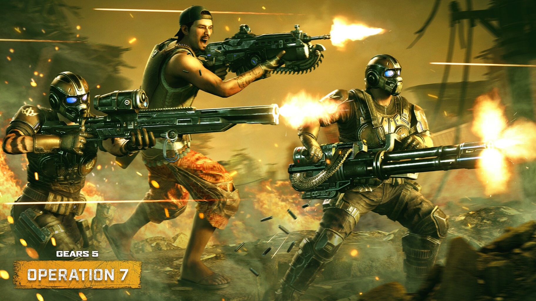 Gears 5 HIVEBUSTERS. Игра Operation 7. 5 Против 2. Gears 6.