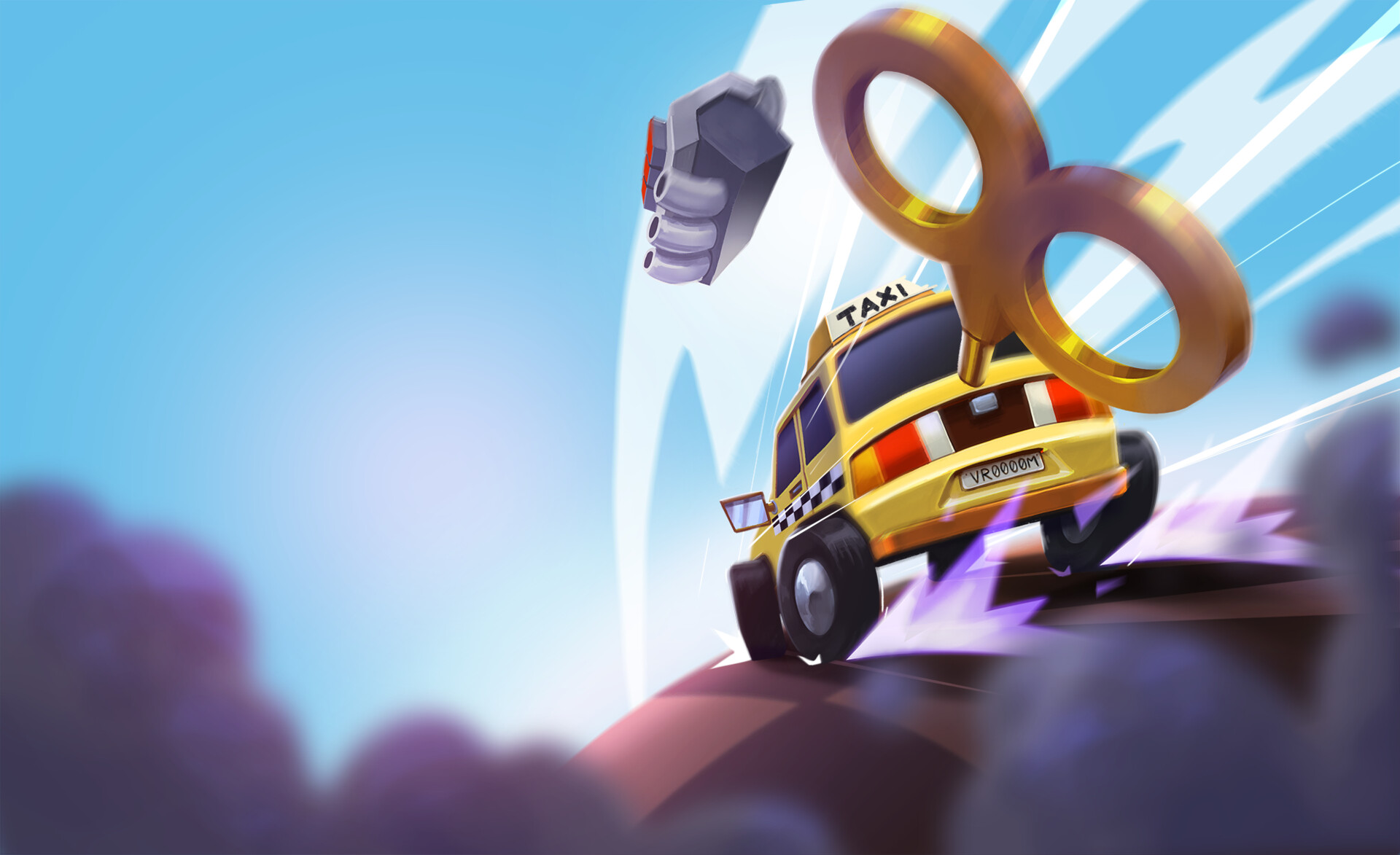 Lidia Macov Yellow Taxi Goes Vroom Key Art