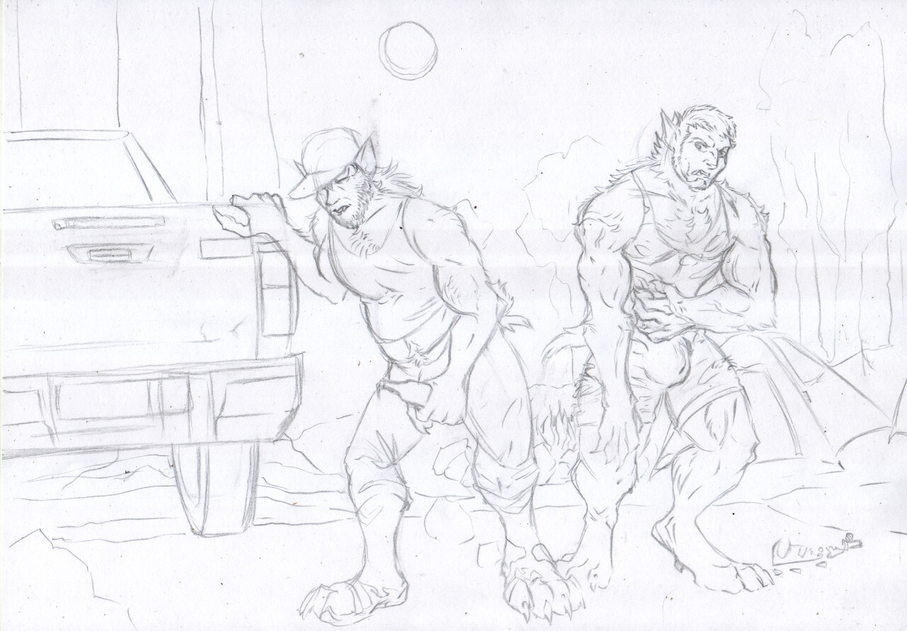 WIP 1 - Pencil sketch