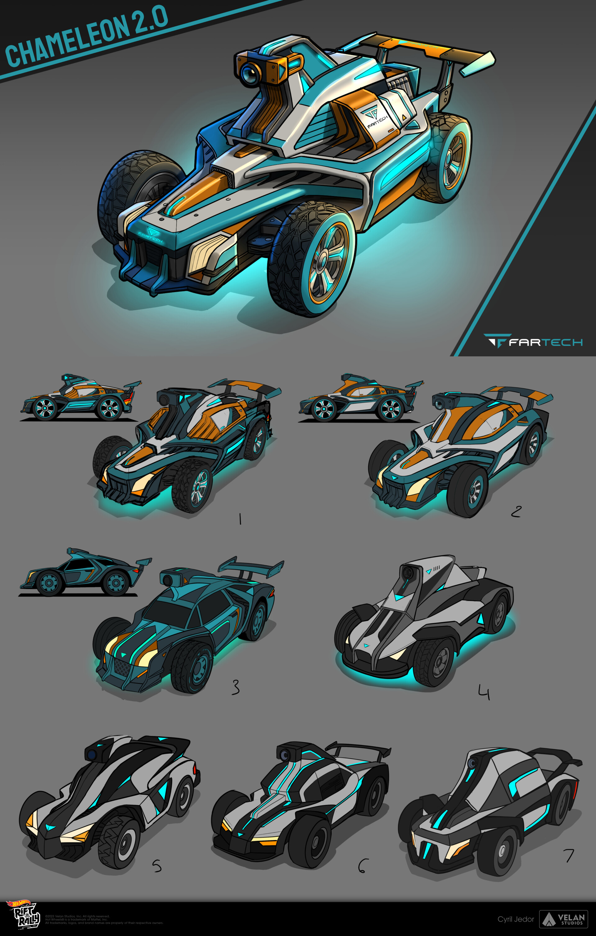 ArtStation - Surf N Turf (Hot Wheels: Rift Rally)