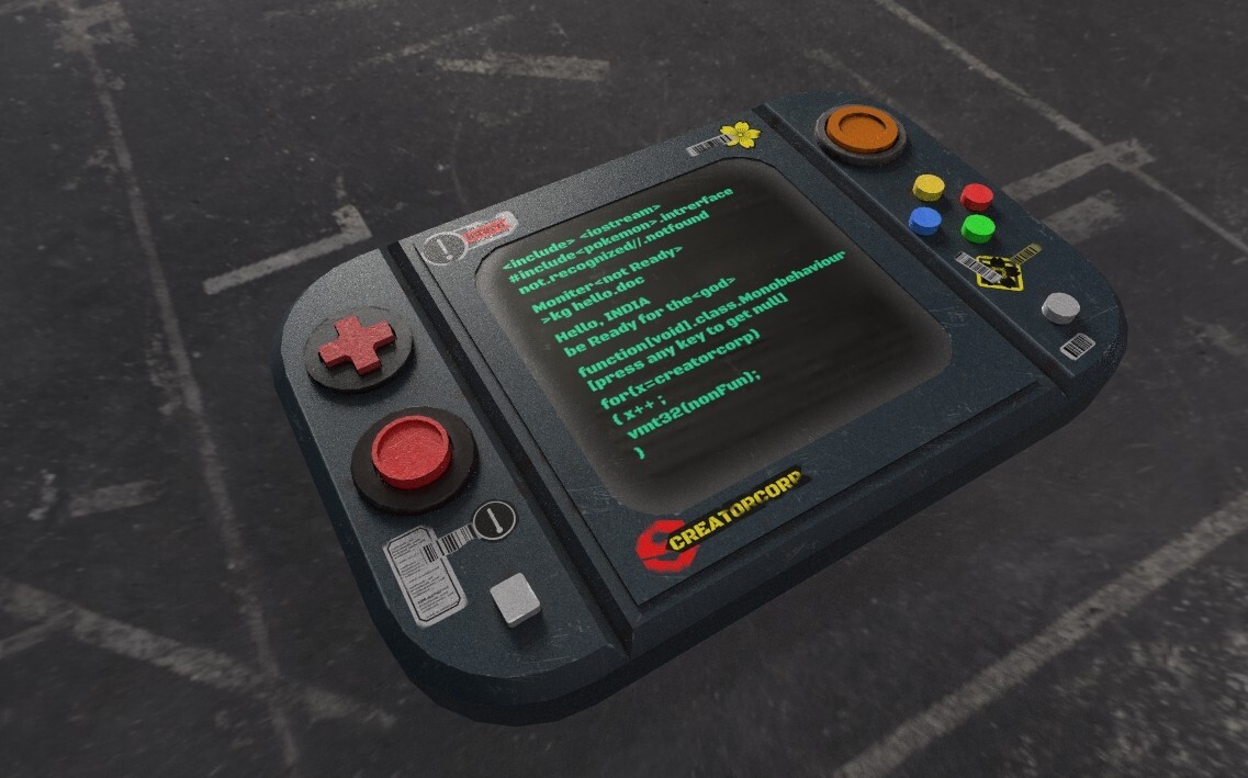 ArtStation The game console