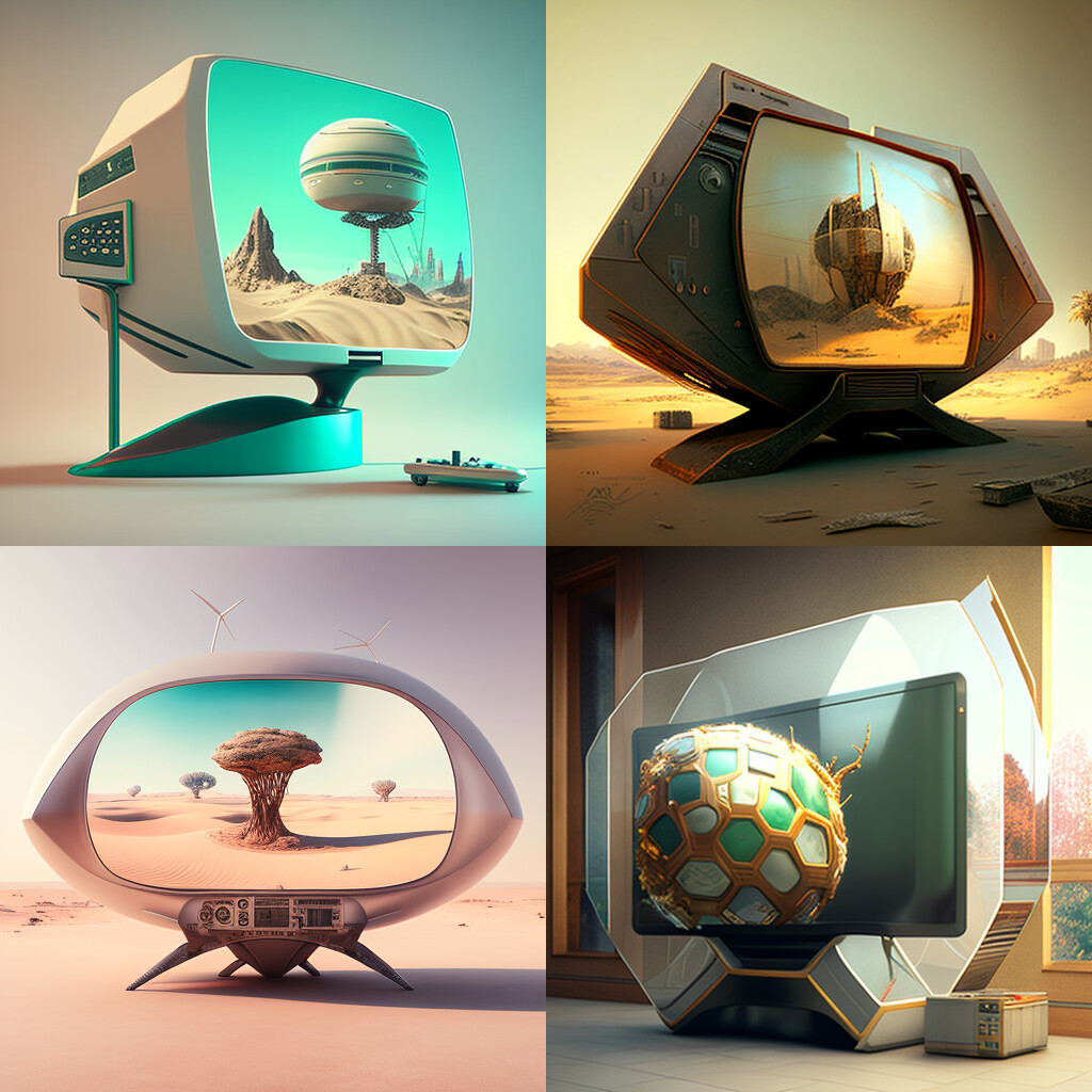 ArtStation - Futuristic TV