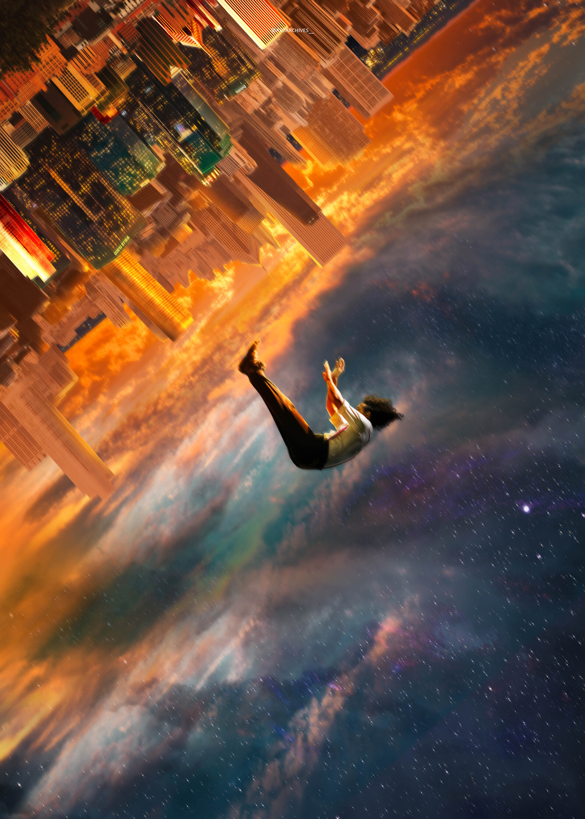 ArtStation Falling From Earth