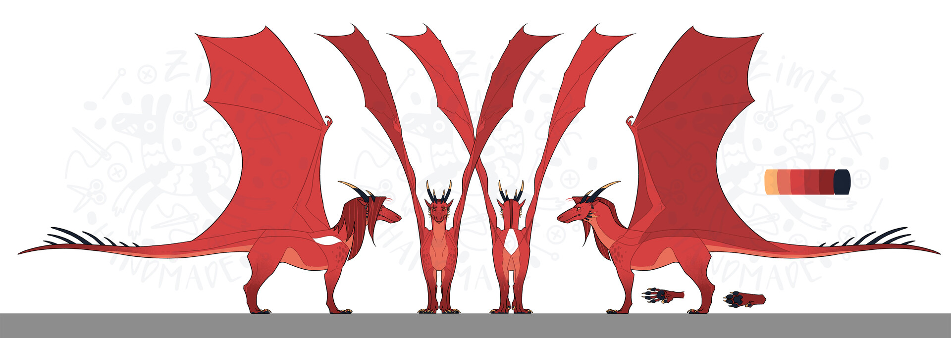 ArtStation - Red dragon