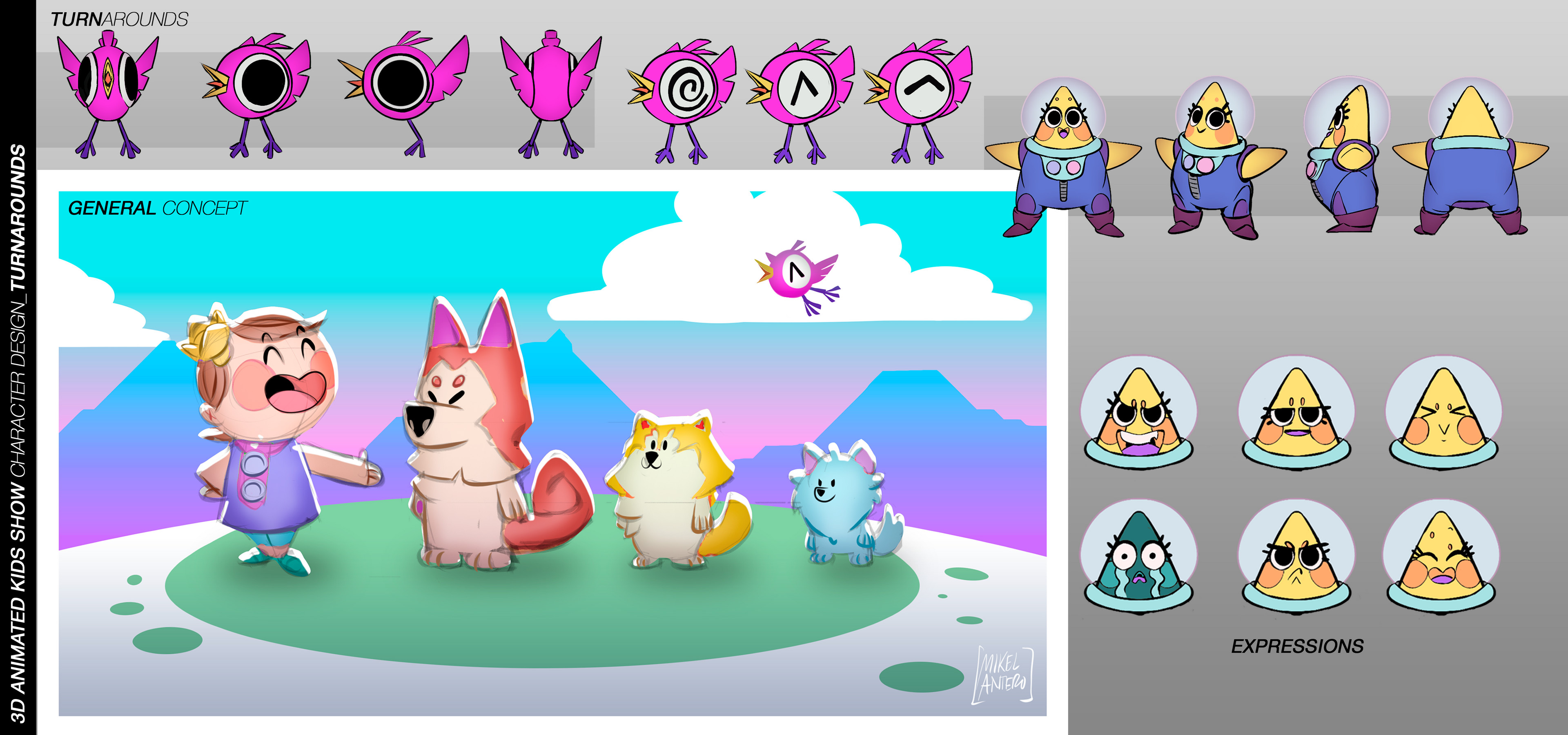 general concept and sidekicks