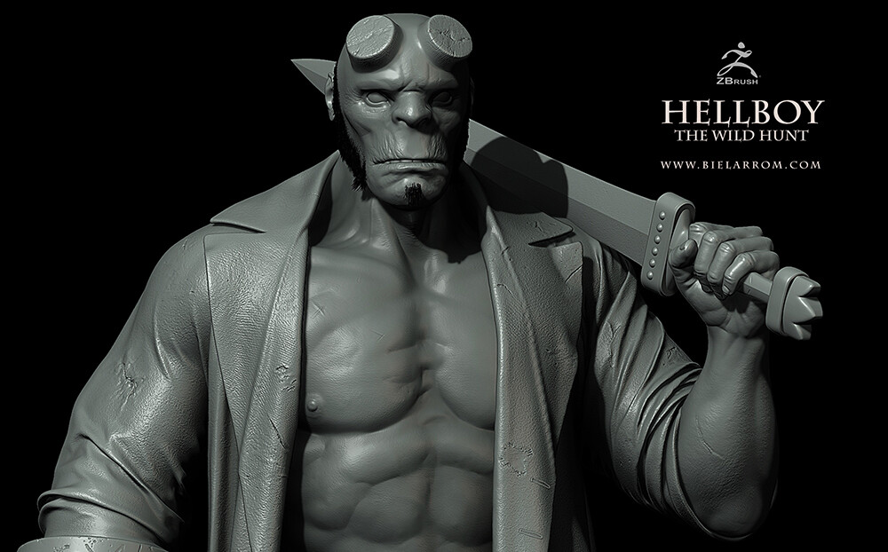 Hellboy: The Wild Hunt - 3d model (ZBrush)