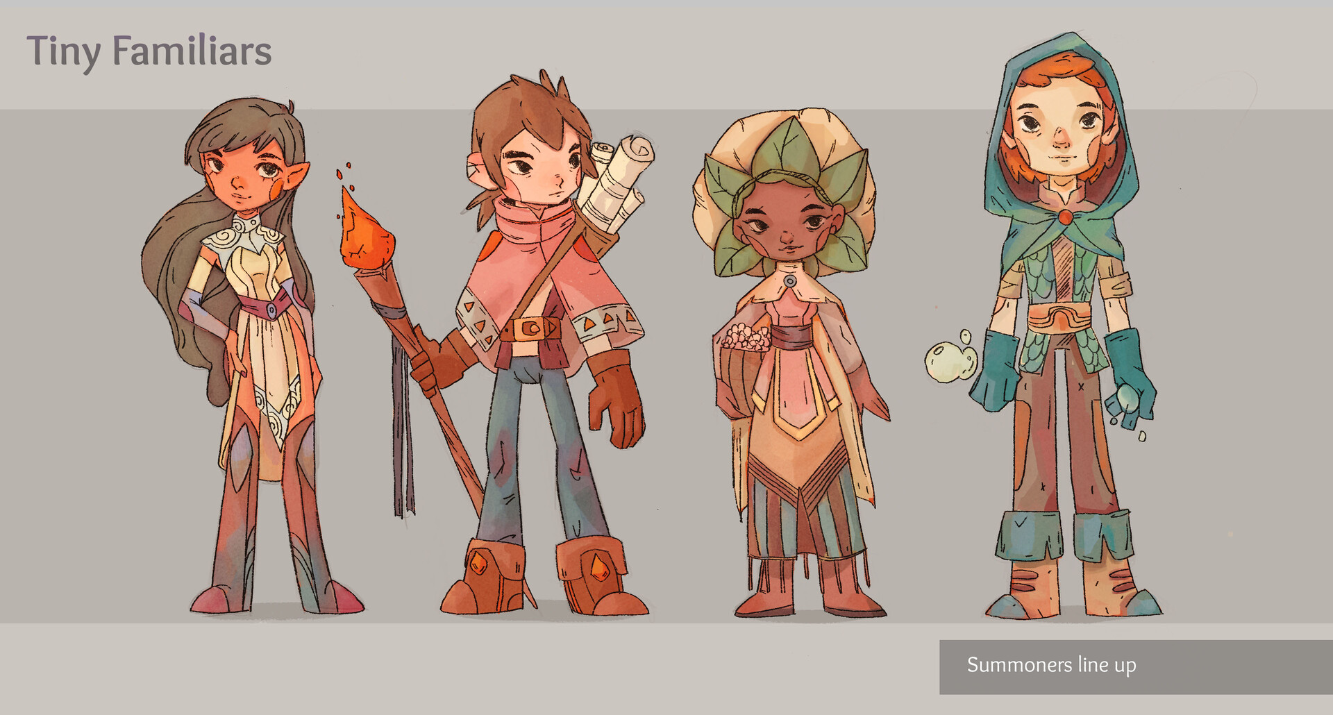 ArtStation - Summoners Line Up