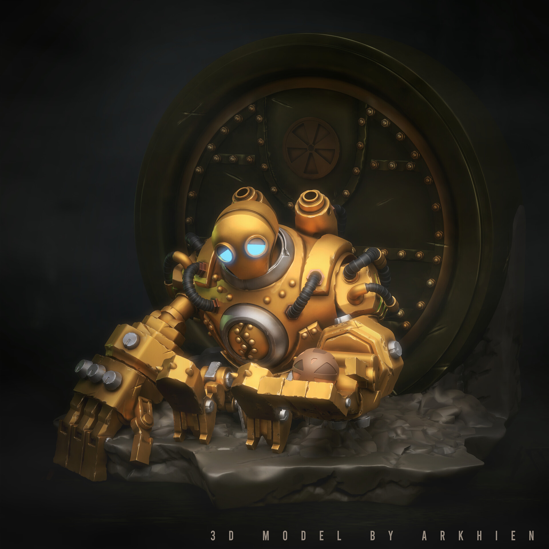 ArtStation - League Of Legends - Blitzcrank Chibi