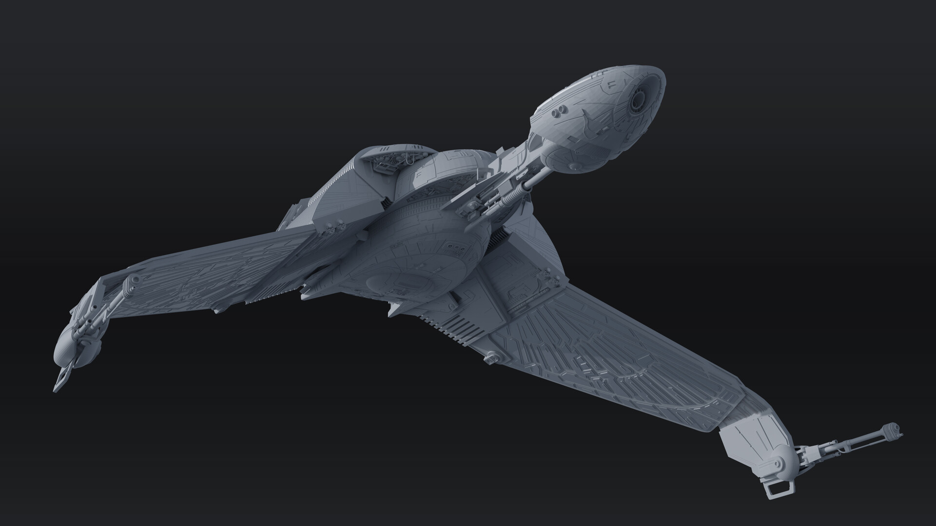 ArtStation Klingon BirdofPrey