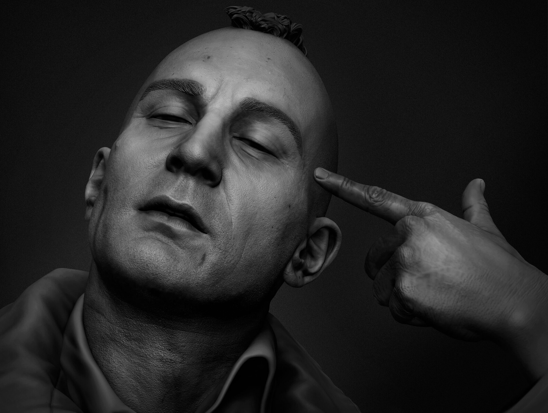 ArtStation Robert De Niro as Travis Bickle