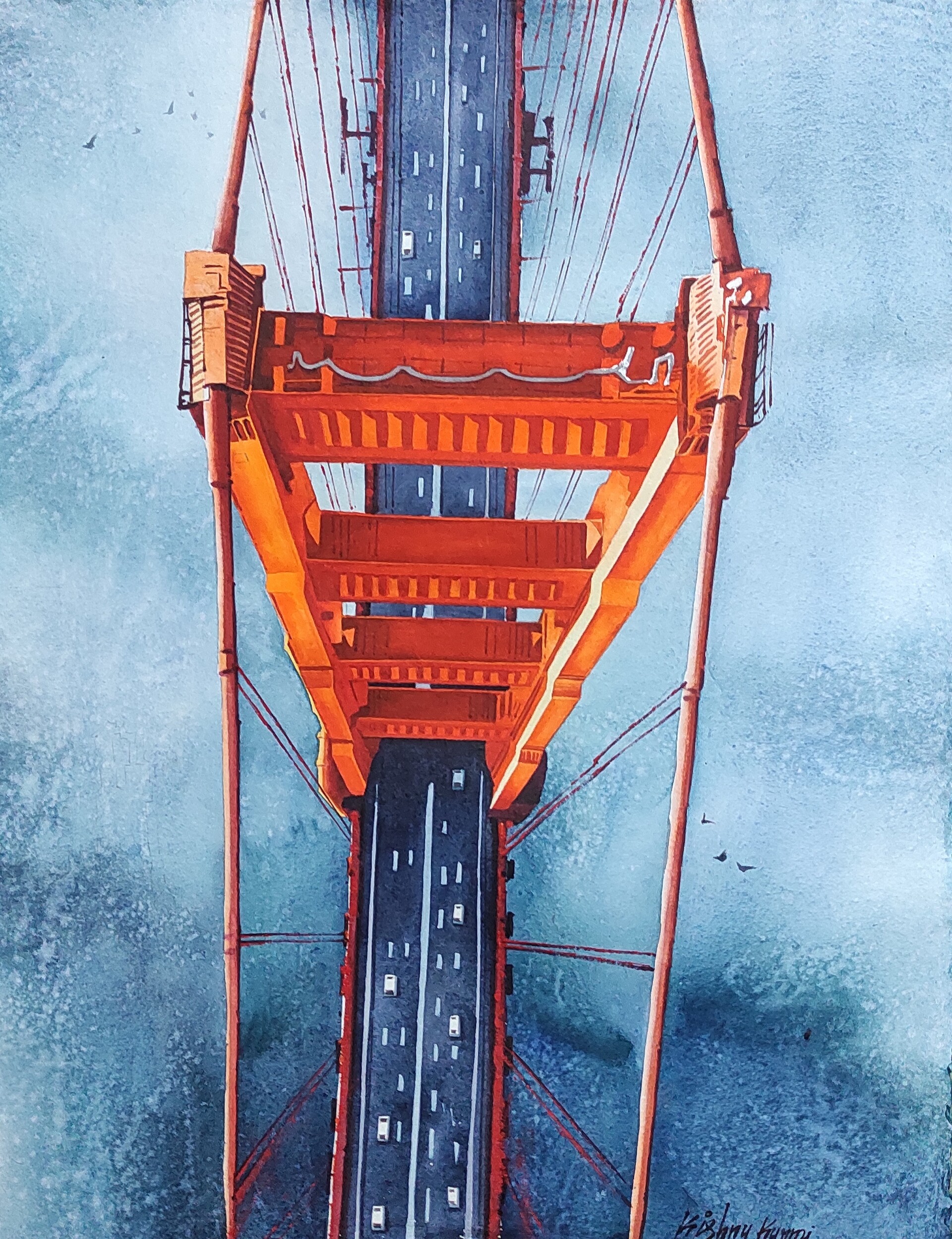 ArtStation - golden gate bridge San Francisco