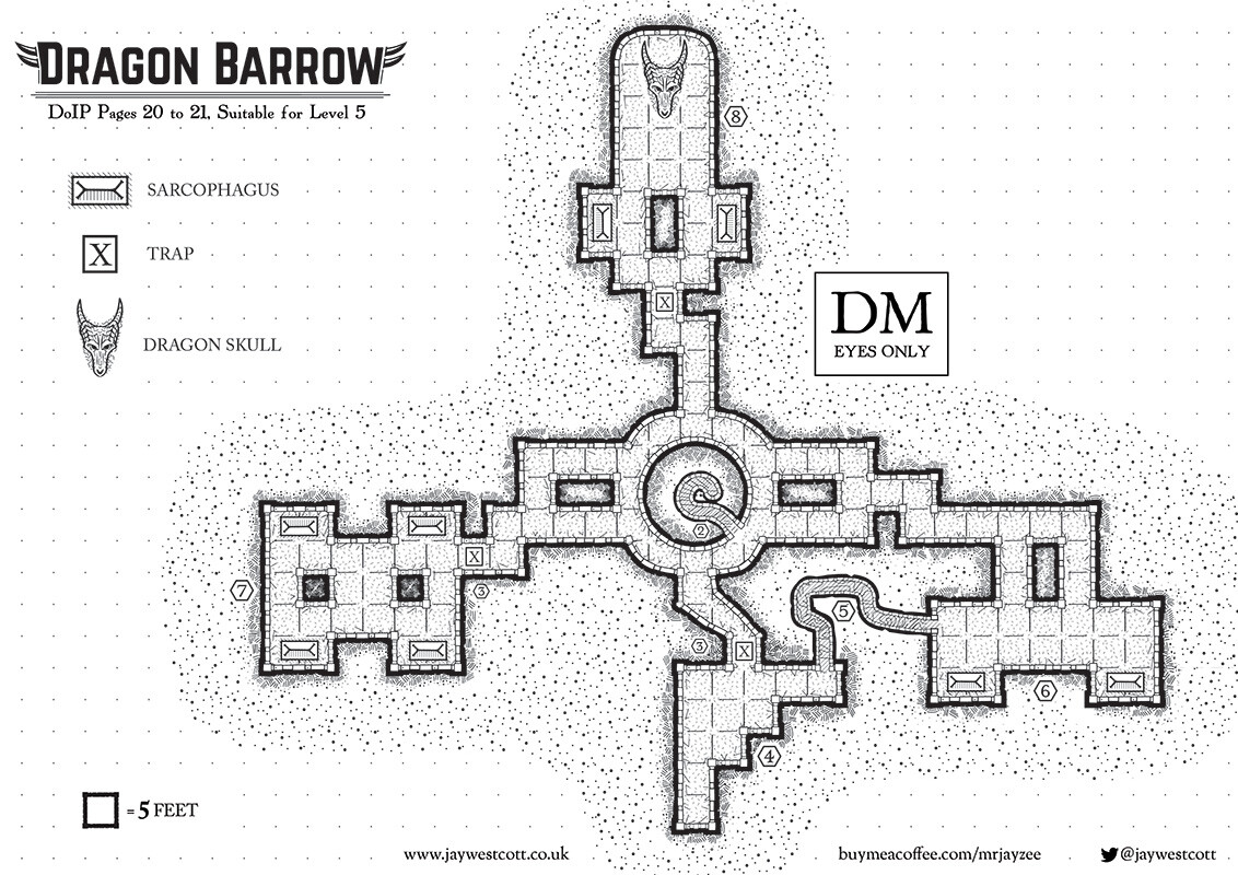 Jay Westcott - Dragon of Icespire Peak Printable Maps