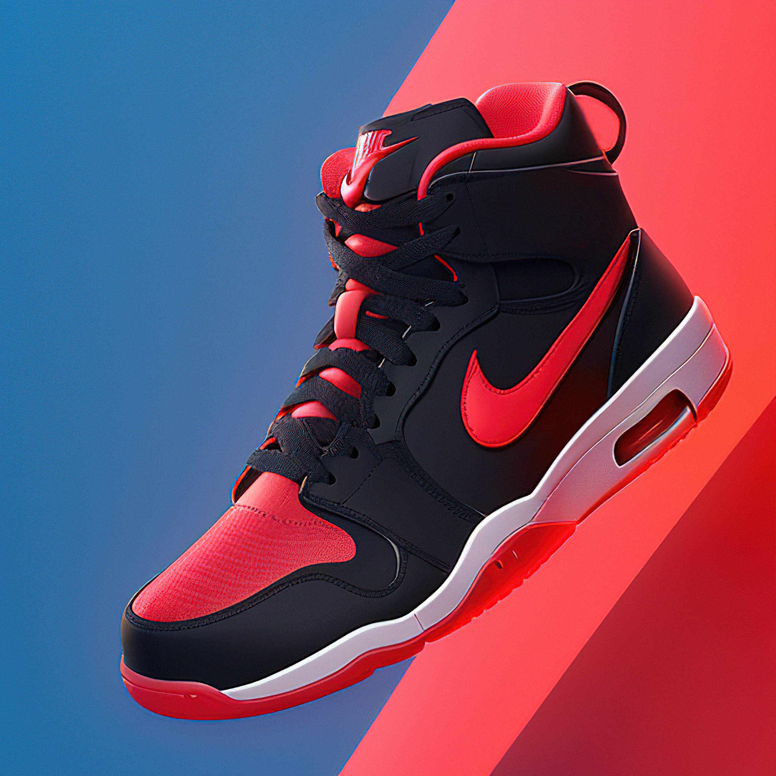 Concept art of Nike air Jordan 1 in the future 