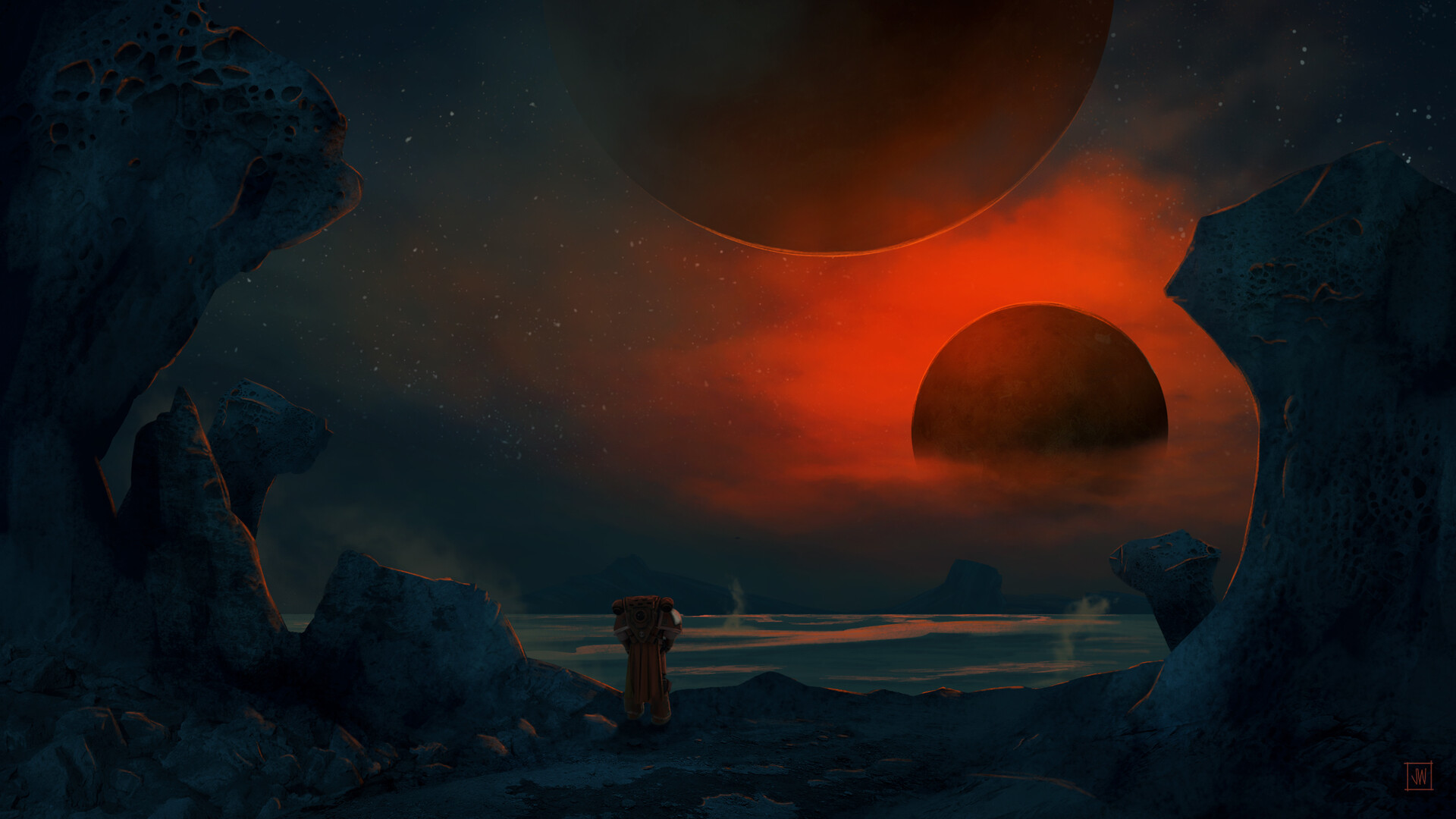 ArtStation Warhammer 40k landscape