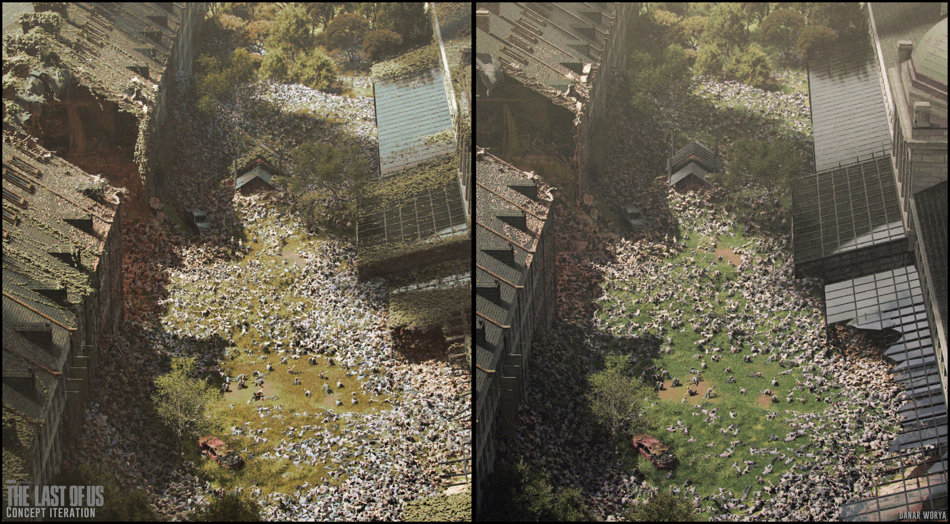 The Last Of Us Episode 2 BTS Photo Showcases Apocalyptic Set Design