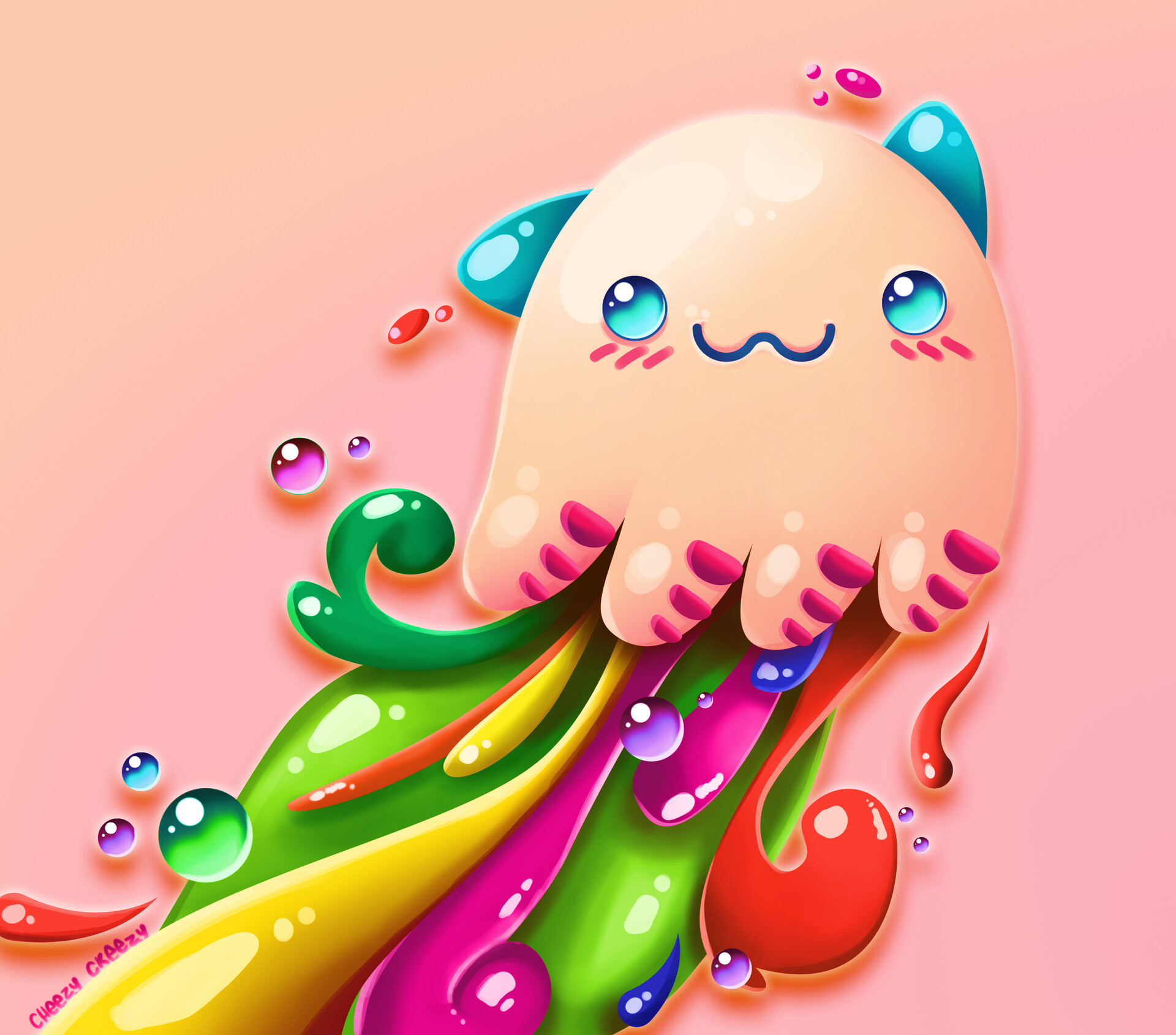 ArtStation - Cute and colourful