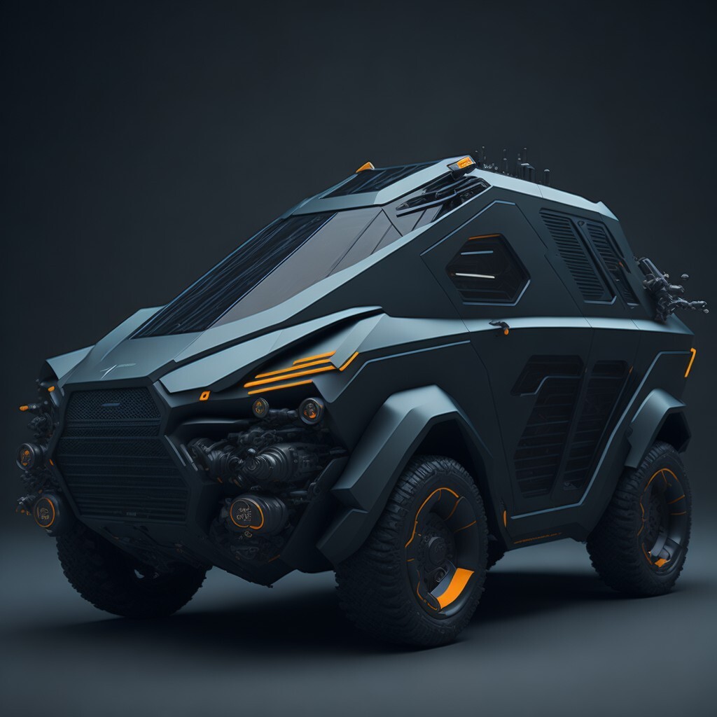 AIstation - Futuristic nanopunk Lada Vesta