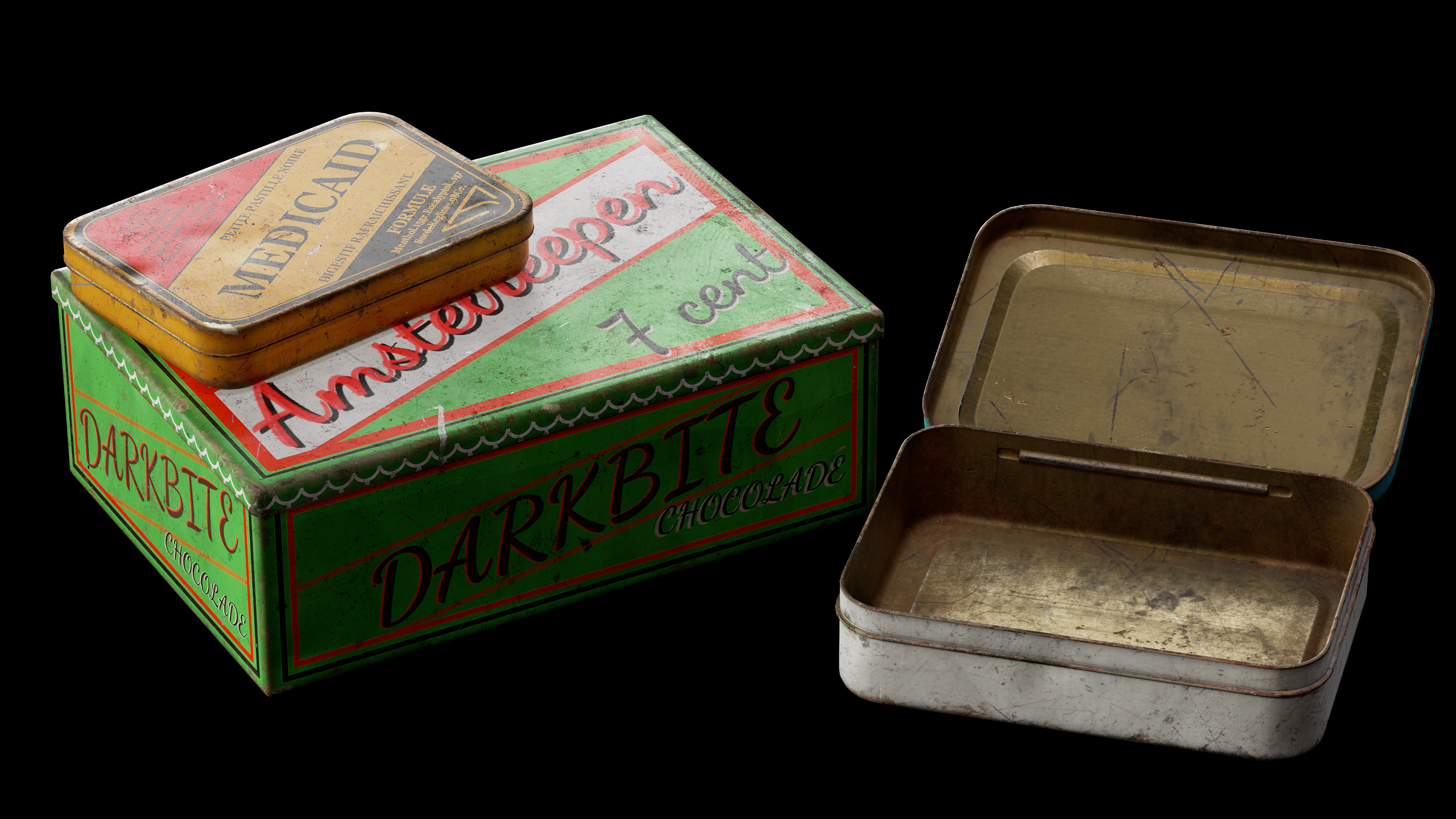 Vintage Tin Boxes Model / Cosmos by Leartes

https://www.artstation.com/artwork/Vgqv4g