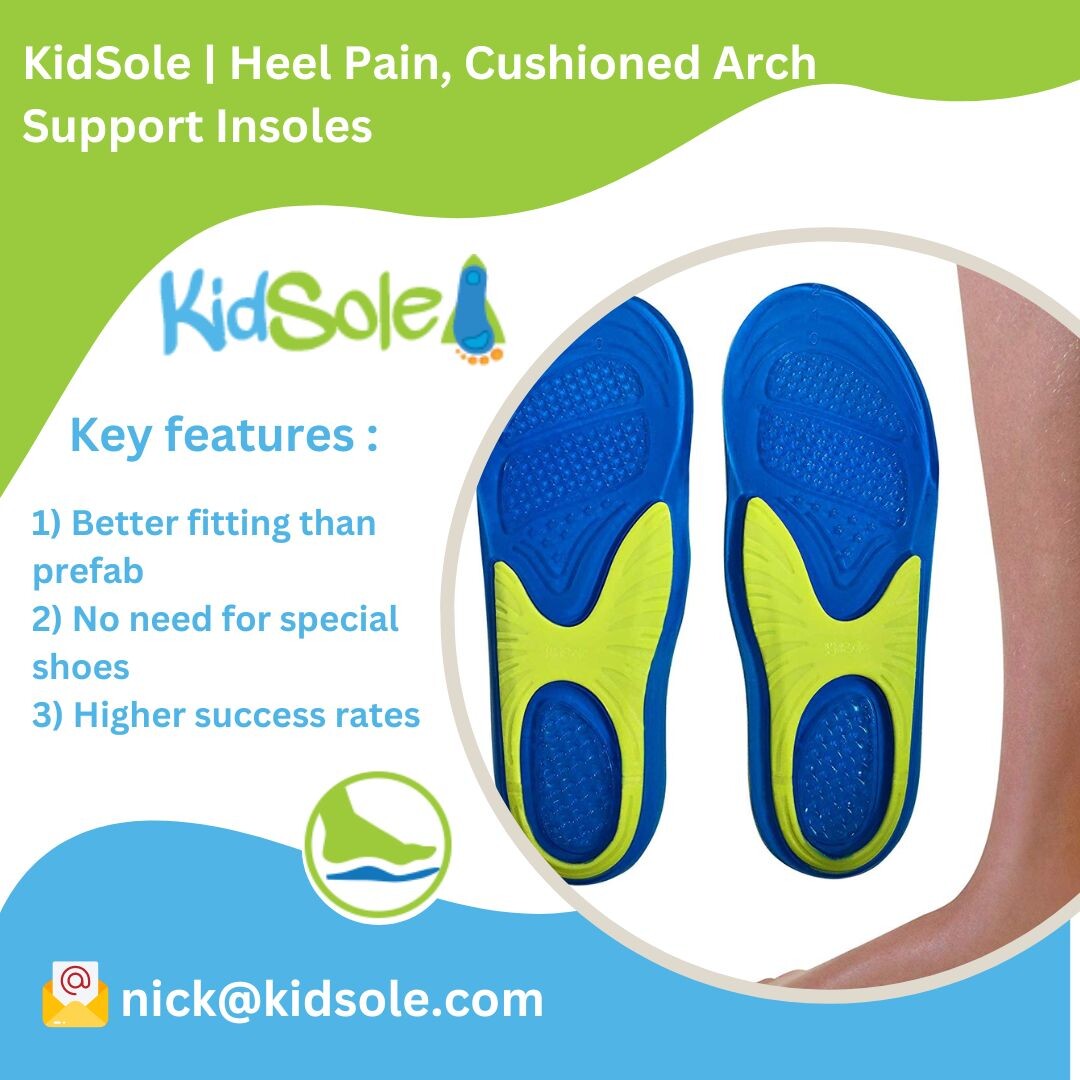Cushioned arch support insoles on sale