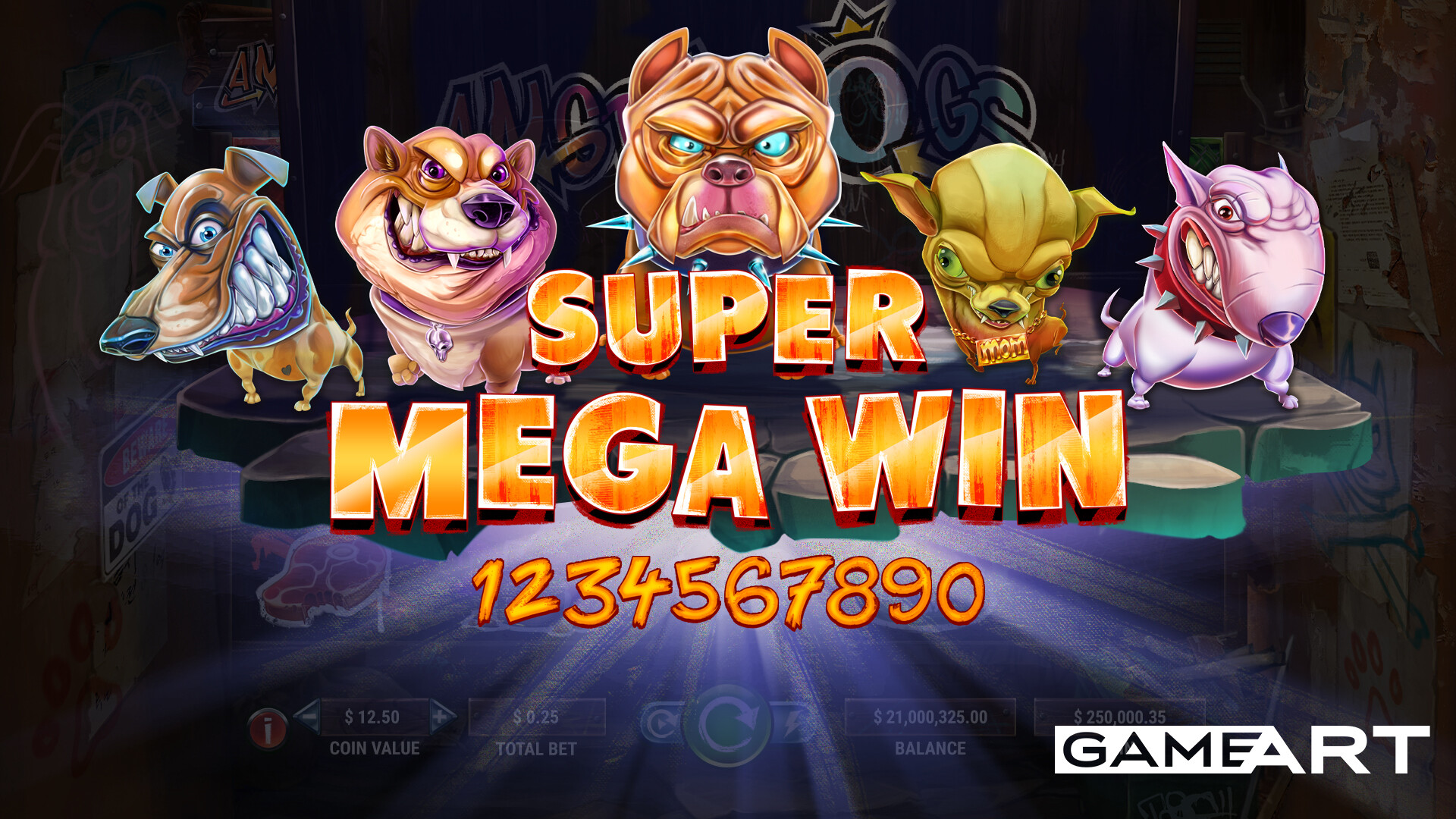 ArtStation - Angry Dogs, image size:1920x1080