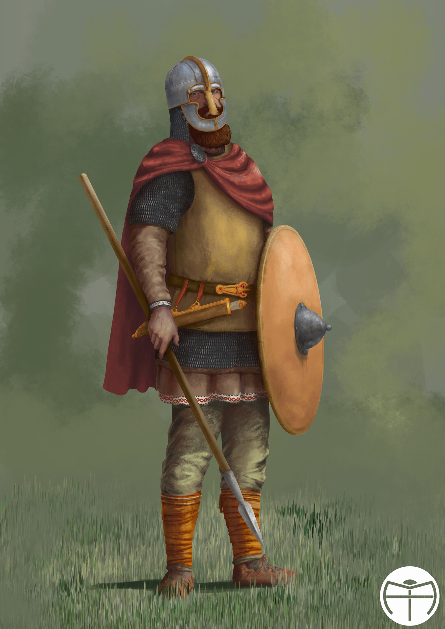 ArtStation - Anglo-saxon thegn illustration