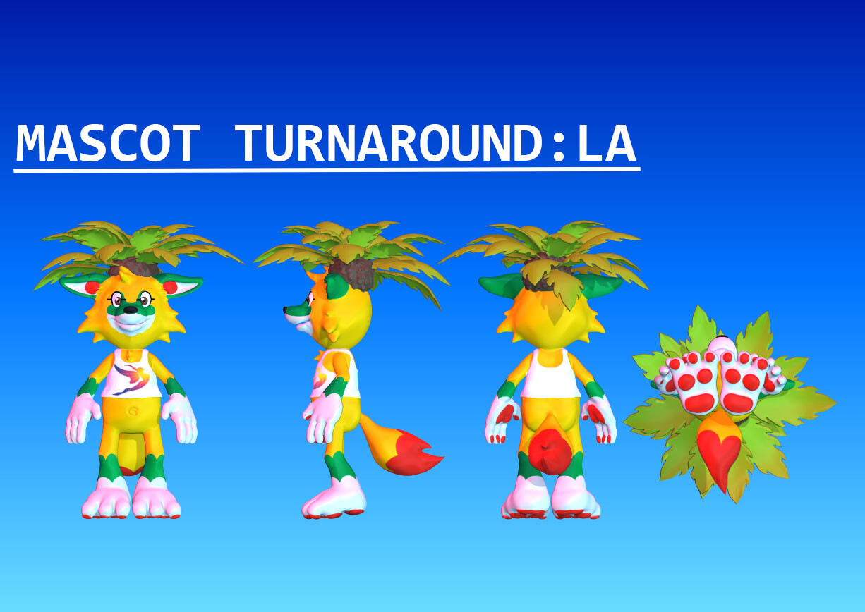 ArtStation Mascot for LA 2028 Olympics concept