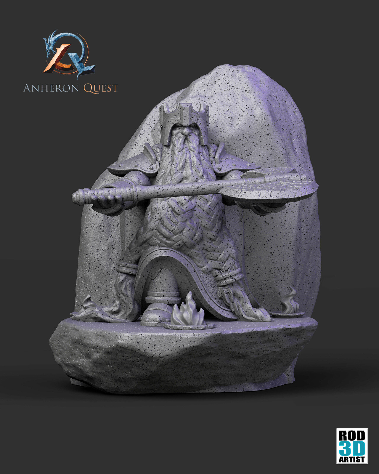 Dwarf king Tahondir statue