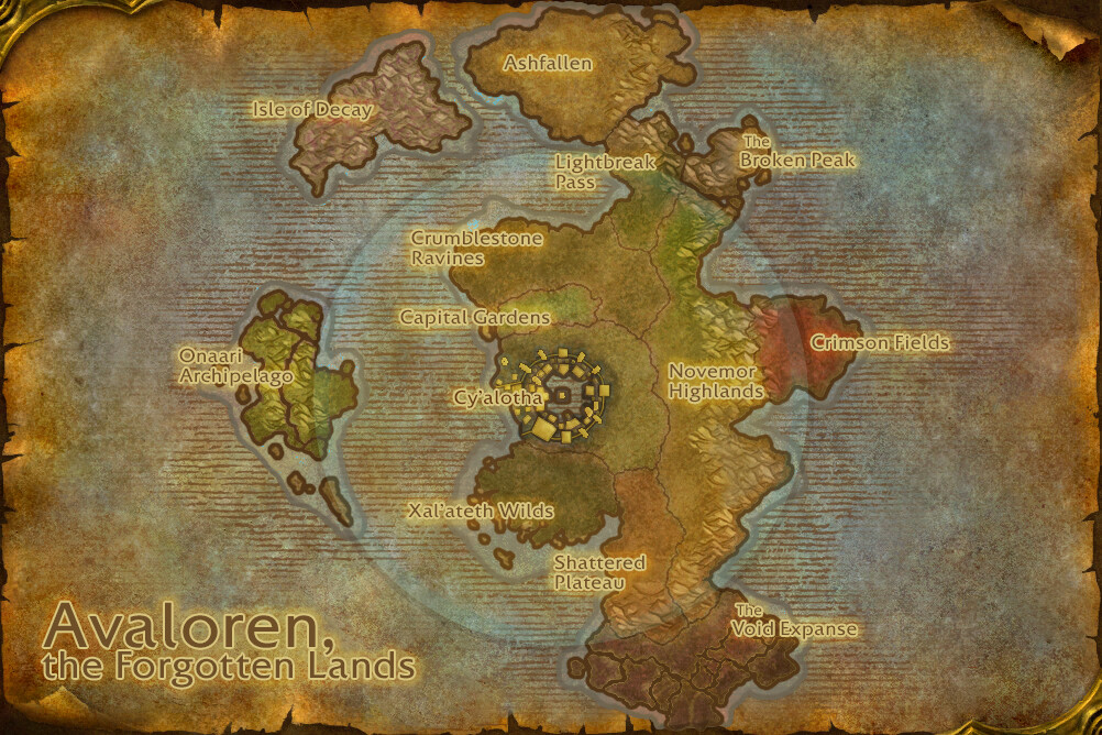 ACREAZ - The map of the new World of Golblam, based of my