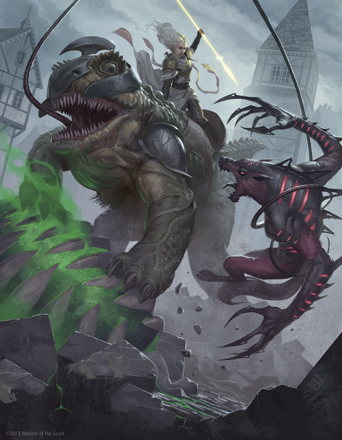 Thalia and The Gitrog Monster by Pindurski r/ImaginaryBattlefields