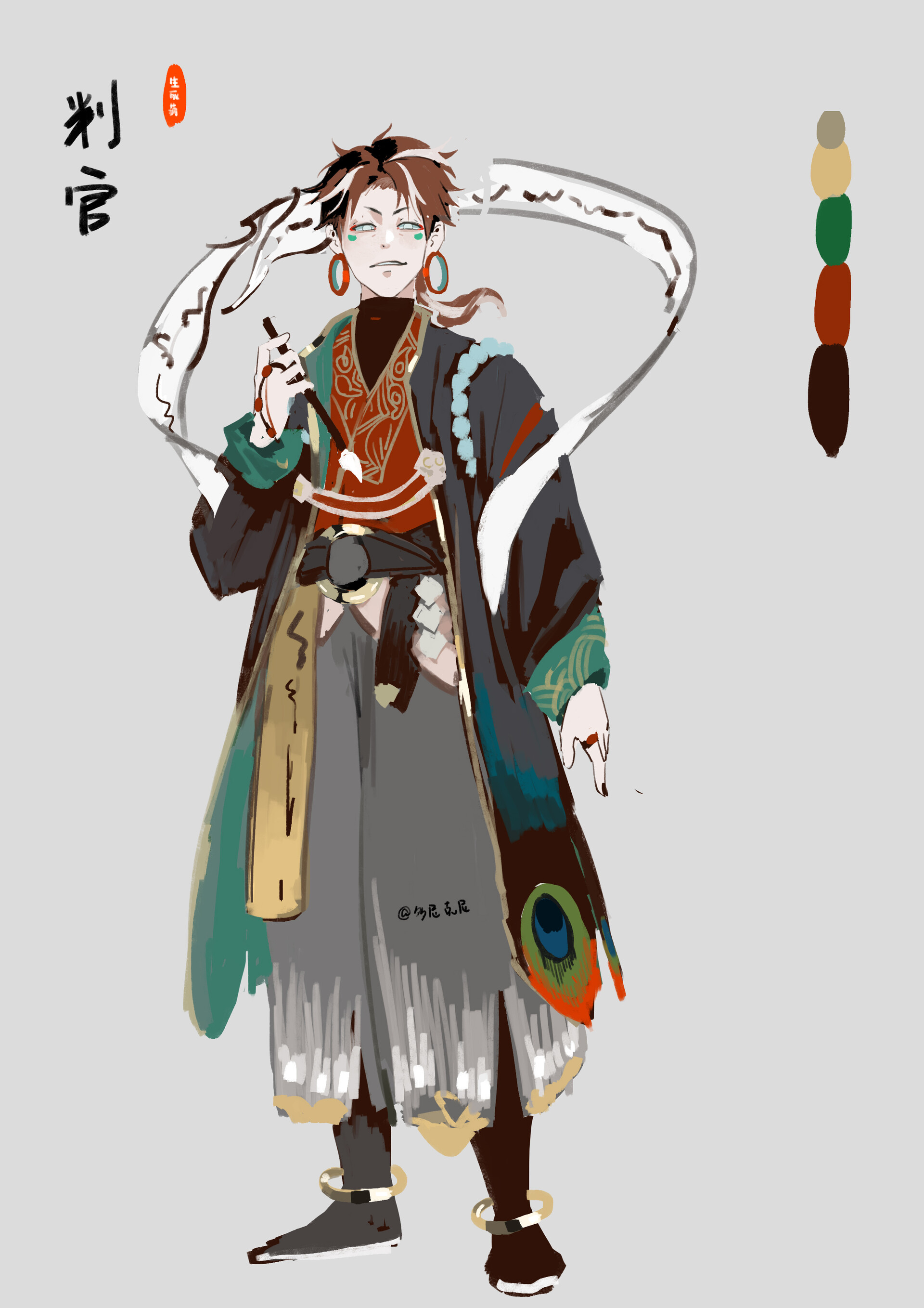 ArtStation 判官角色设计