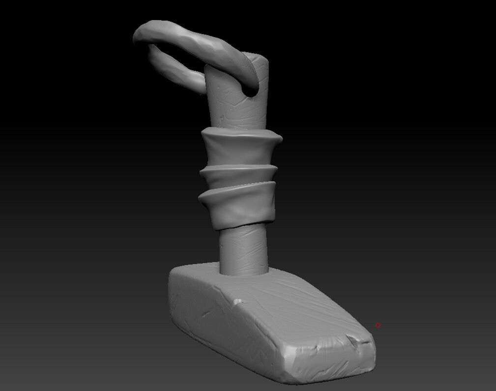WoW Anvil Station_HAMMER_BACK in ZBrush