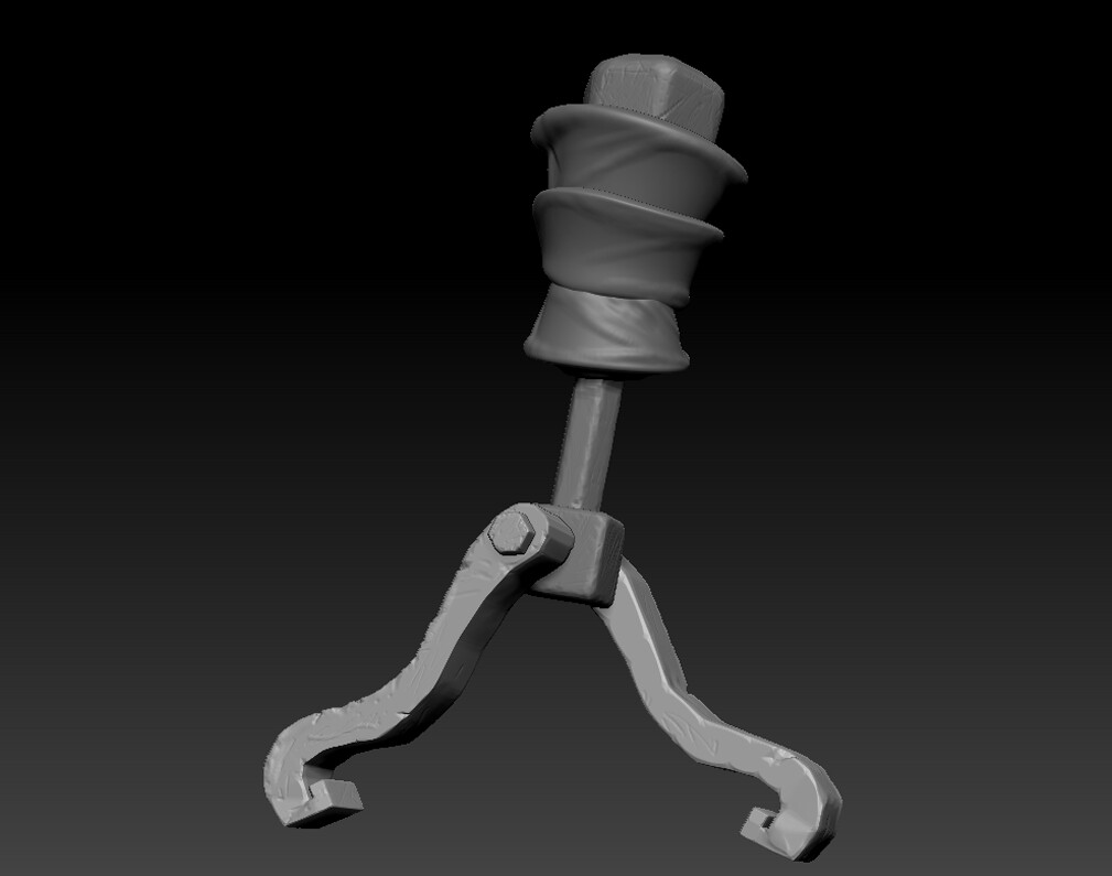 WoW Anvil Station_CALIPERS_REAR in ZBrush