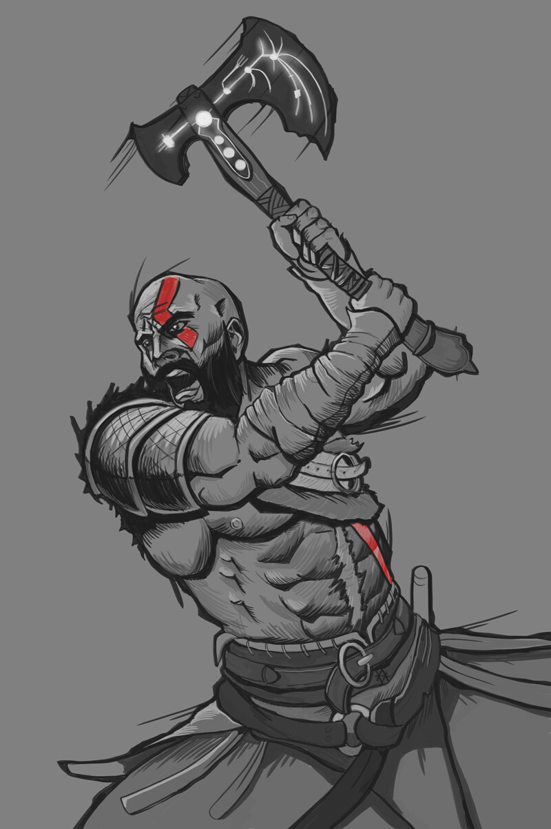 Artstation Kratos